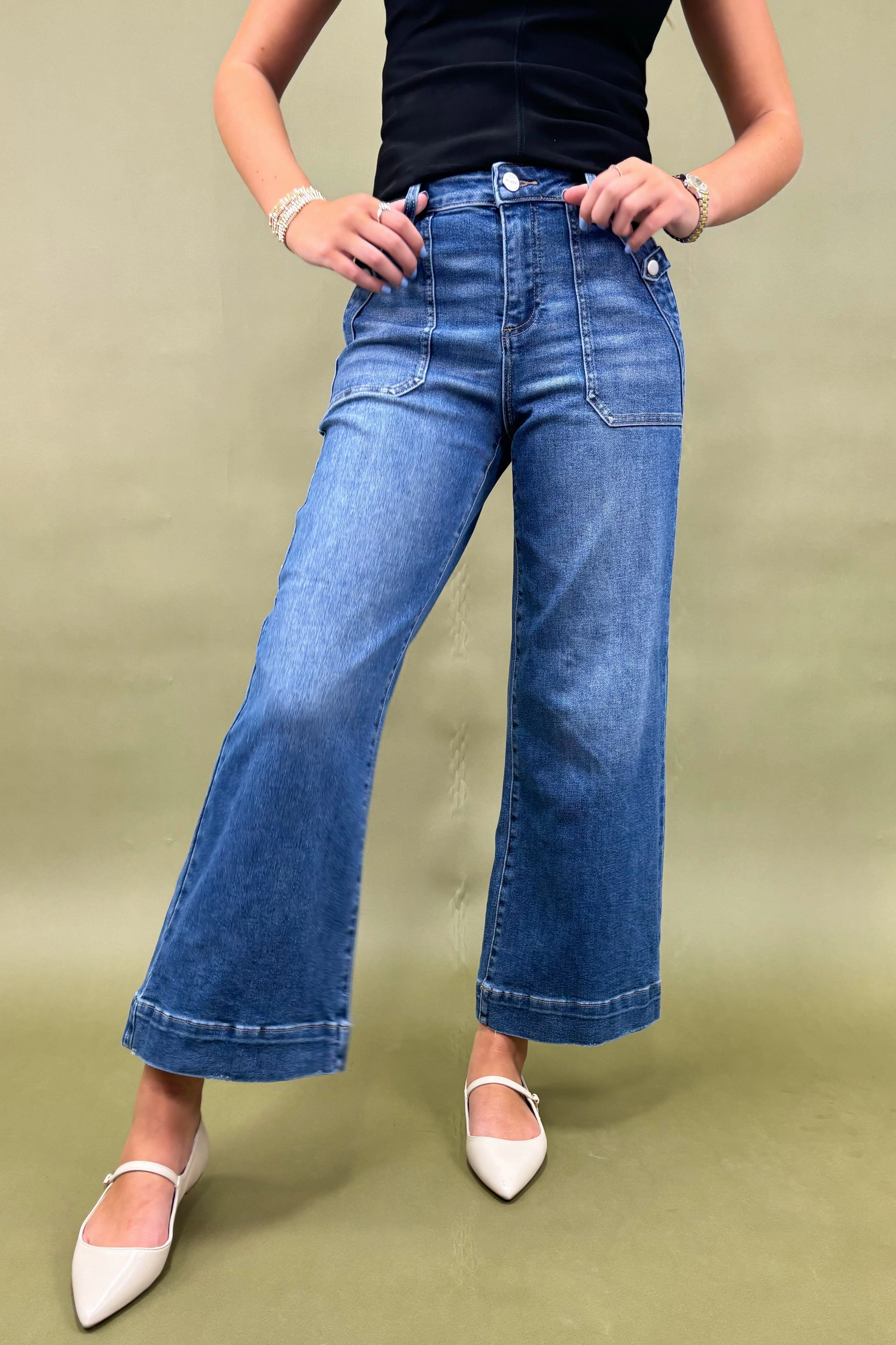 The Louisa Wide Leg Jeans ThermalInsulation Fashion Forward