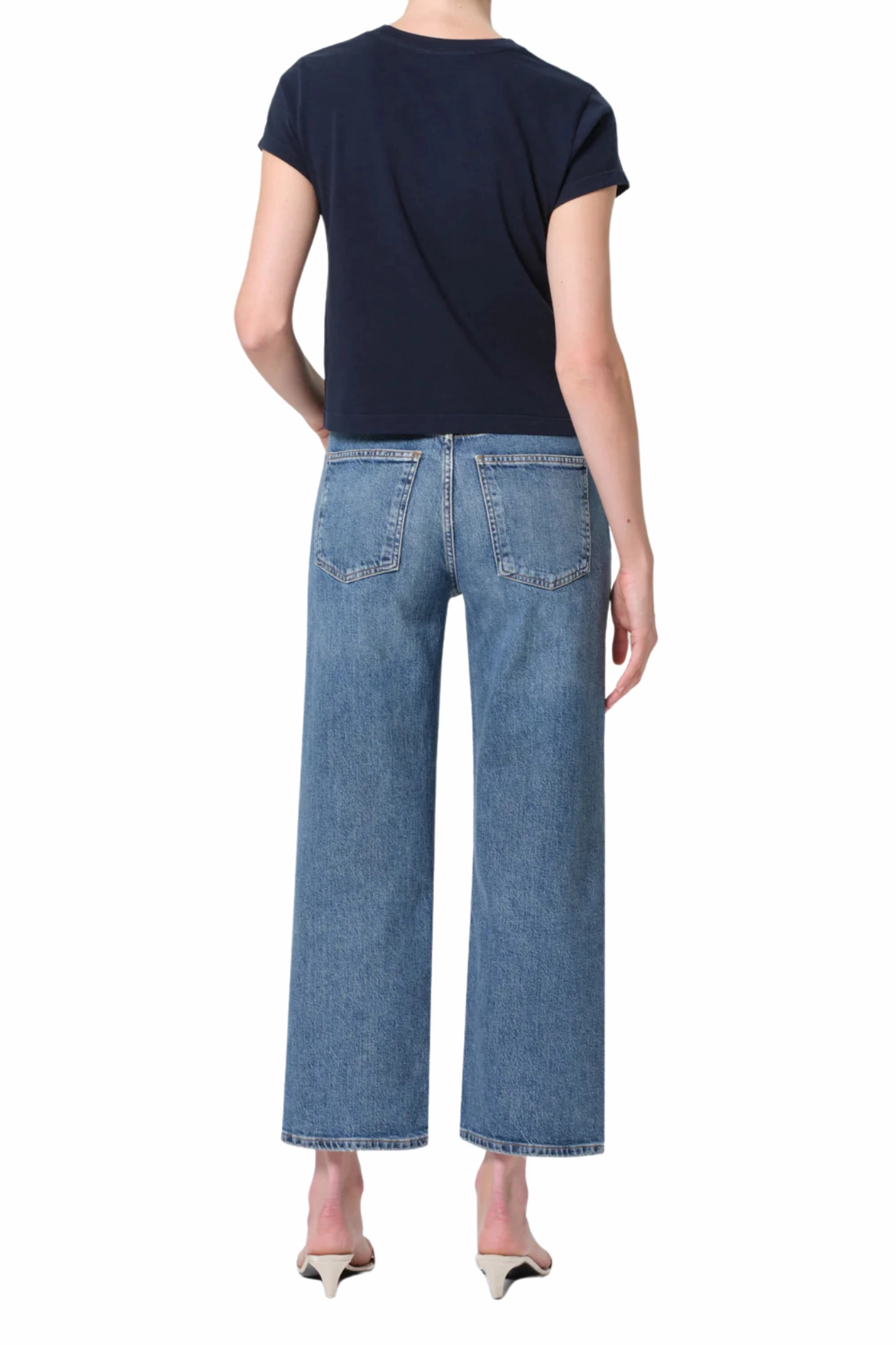 Harper Crop in Moor Stretch Soft All Fit Design