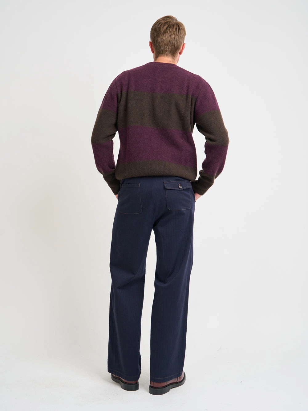 AntiSlipGrip Orsman Trousers Faulkes Navy