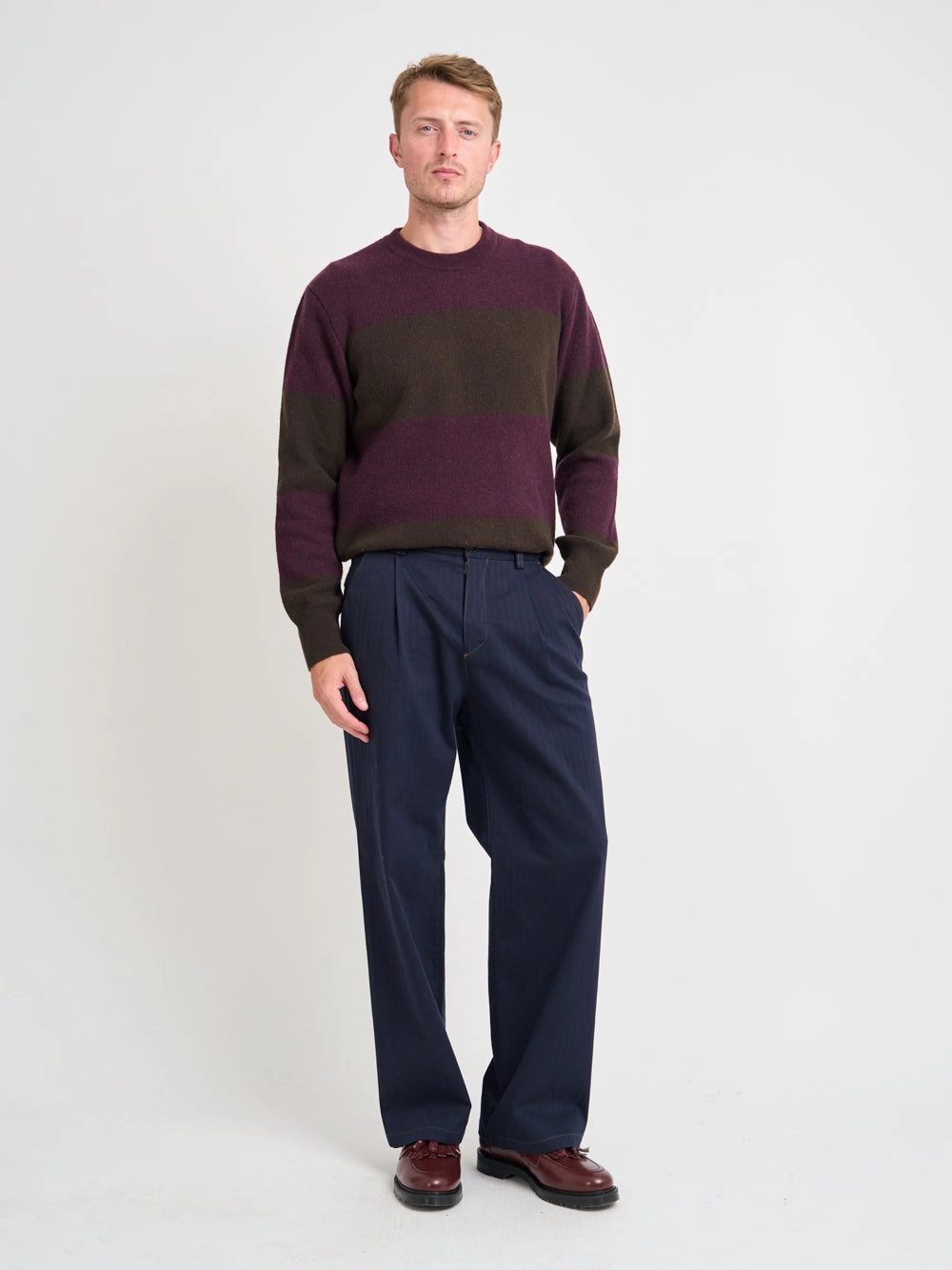 Light Coverage Orsman Trousers Faulkes Navy