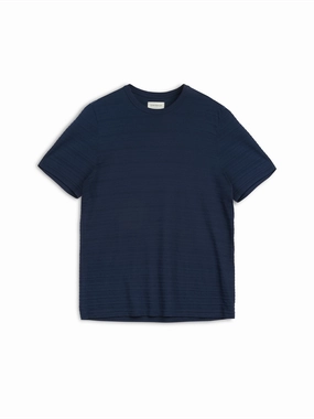 Cozy and Soft Conduit T-Shirt Dornie Navy