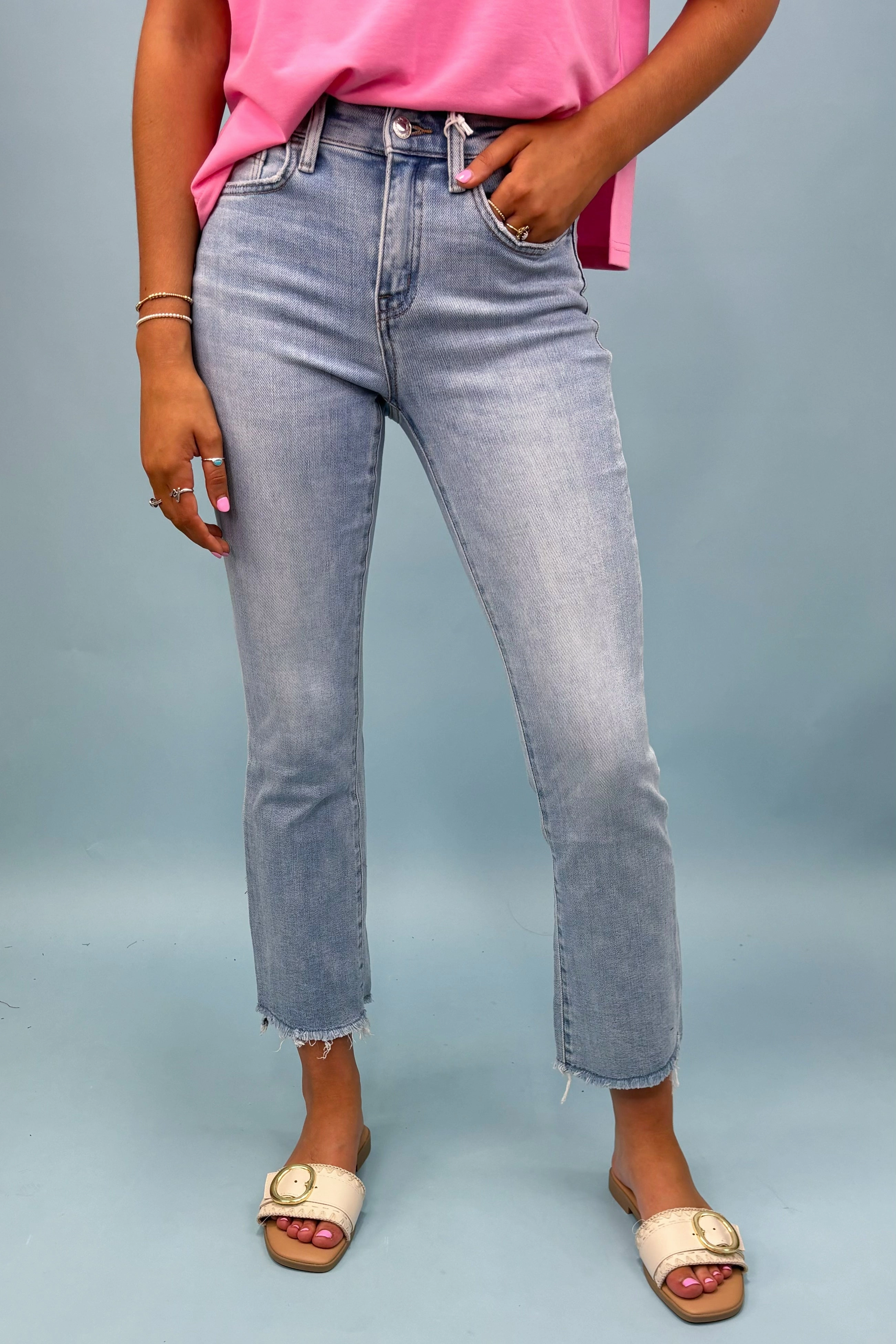 The Nora High Rise Jeans Chill Wear