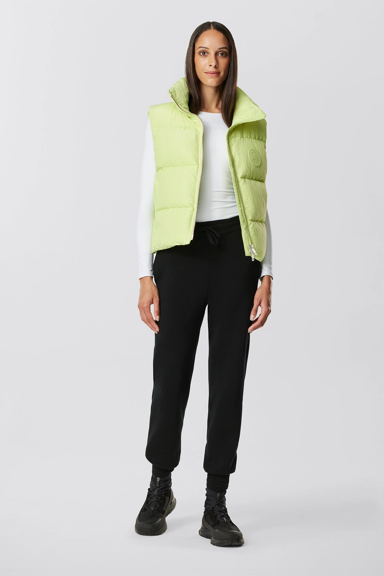 Sleek Layers Subtle Fashion Fit Cypress Puffer Vest City Lights