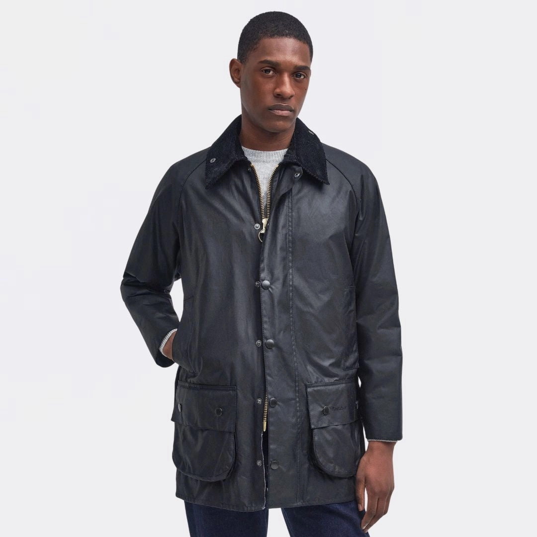 WaterResistant Coating Beaufort Wax Jacket (Black)