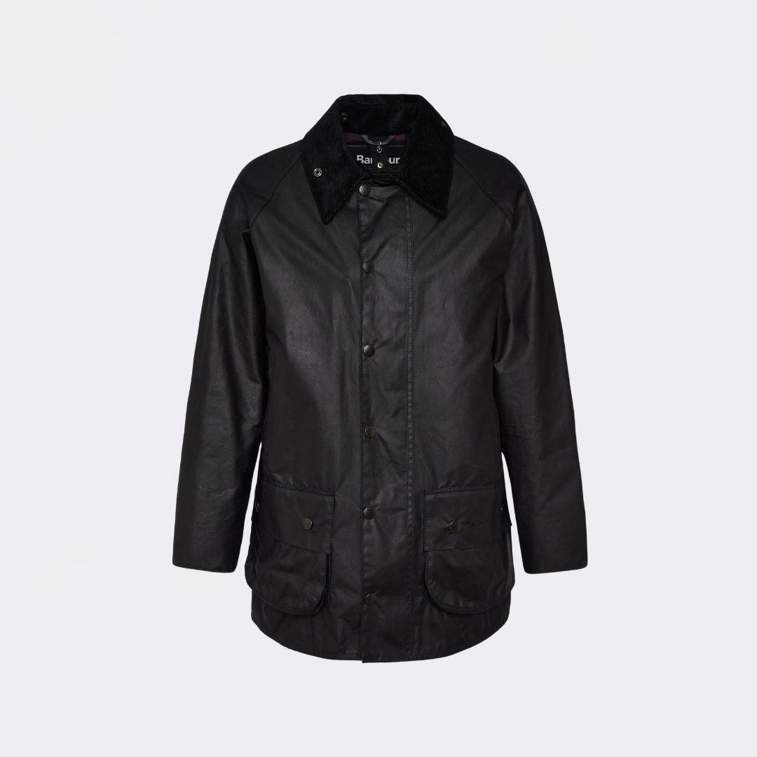 Beaufort Wax Jacket (Black) Abrasion resistant Elasticated Waistband