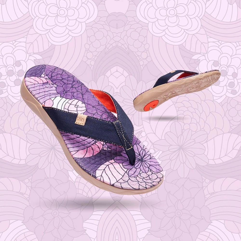 Cornflower Women Majorca Flip Flops Fashion Flex Ankle Strap Design