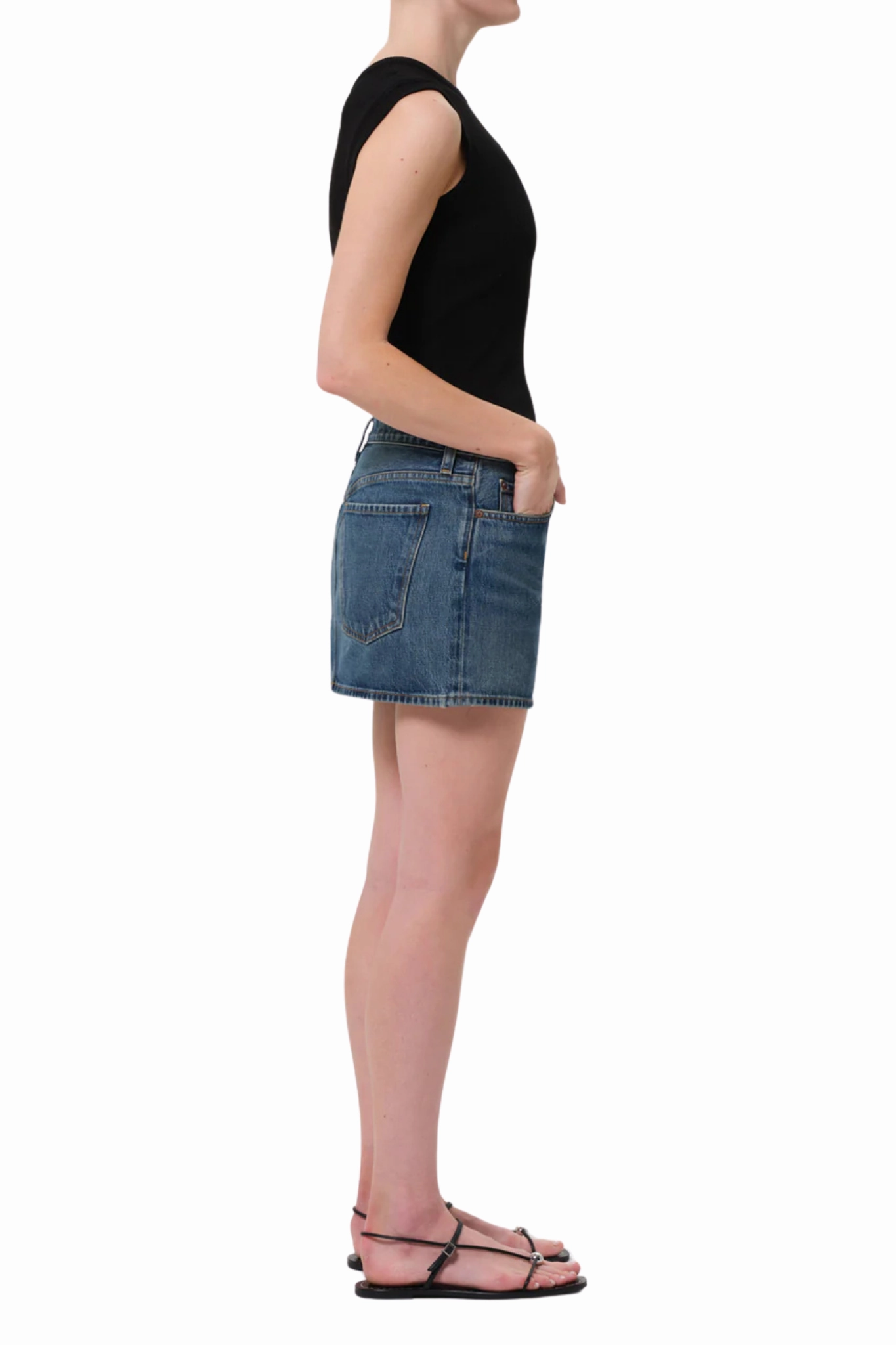 Ankle length Alek Mini in Dwell