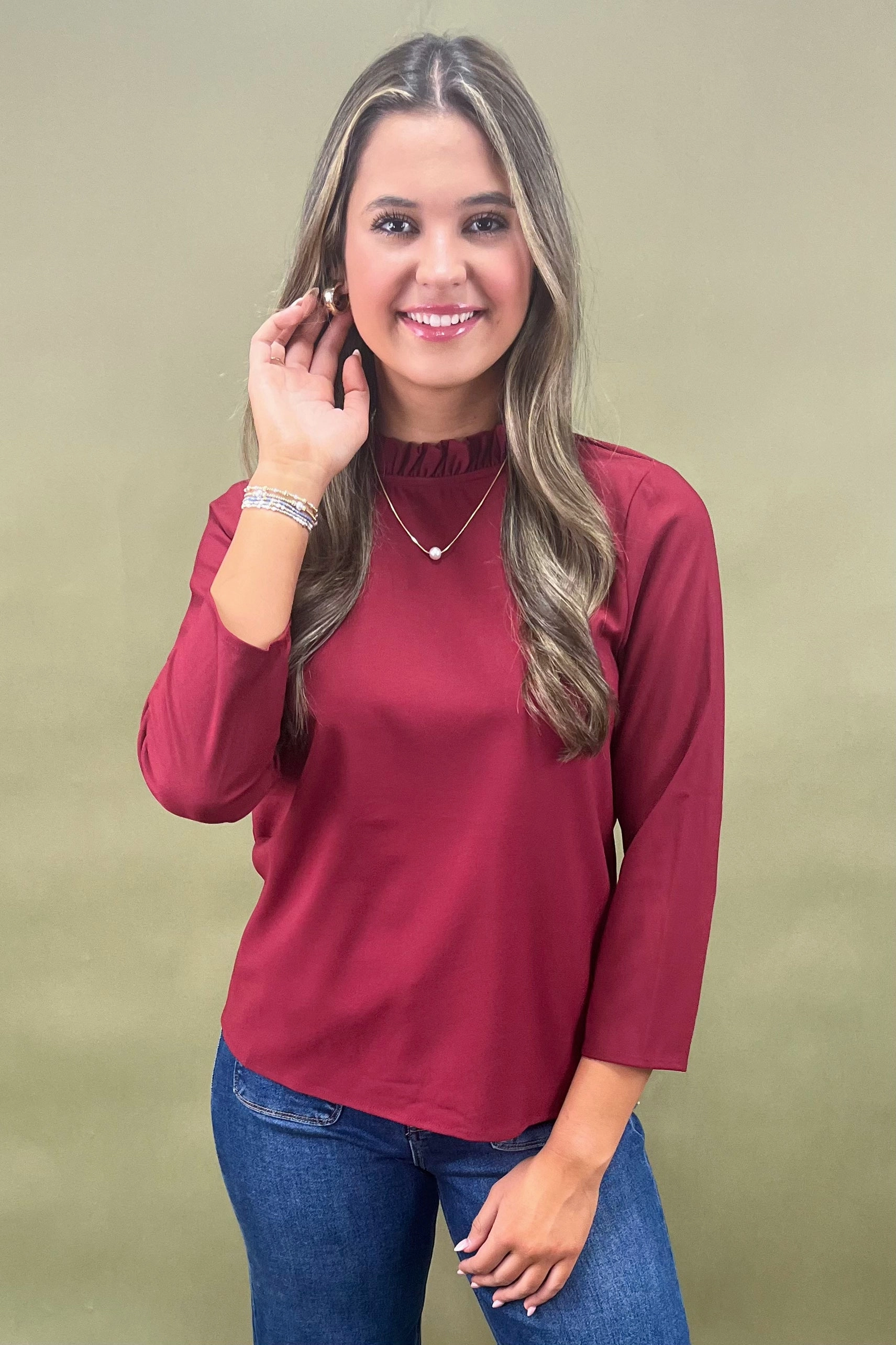 Cranberry Kiss Top FrictionResistantEdges Hypoallergenic Textile