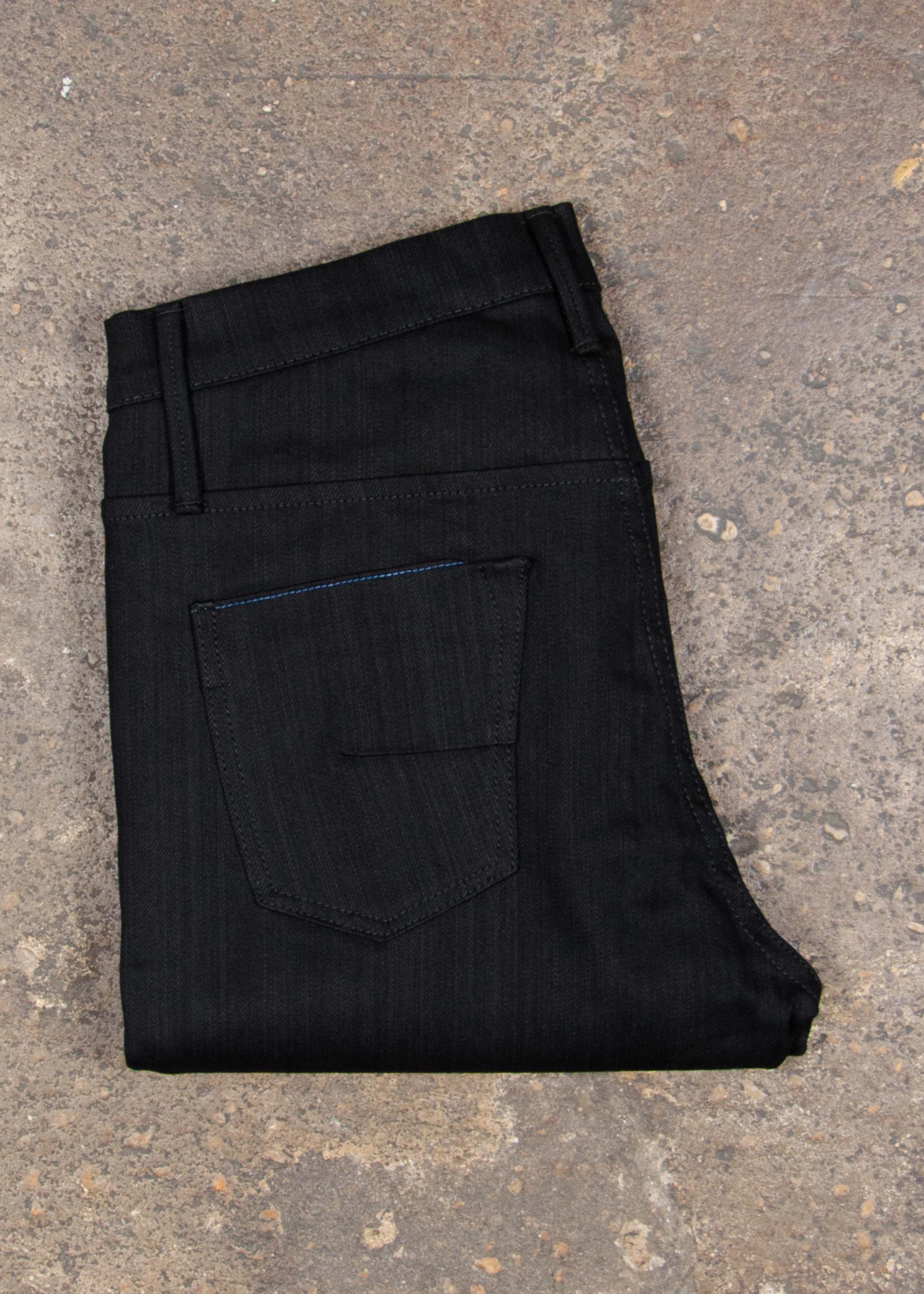 Matias Denim Sol Slim Taper- Italian Stretch Denim in Noir Fashion Routine Lifestyle Piece