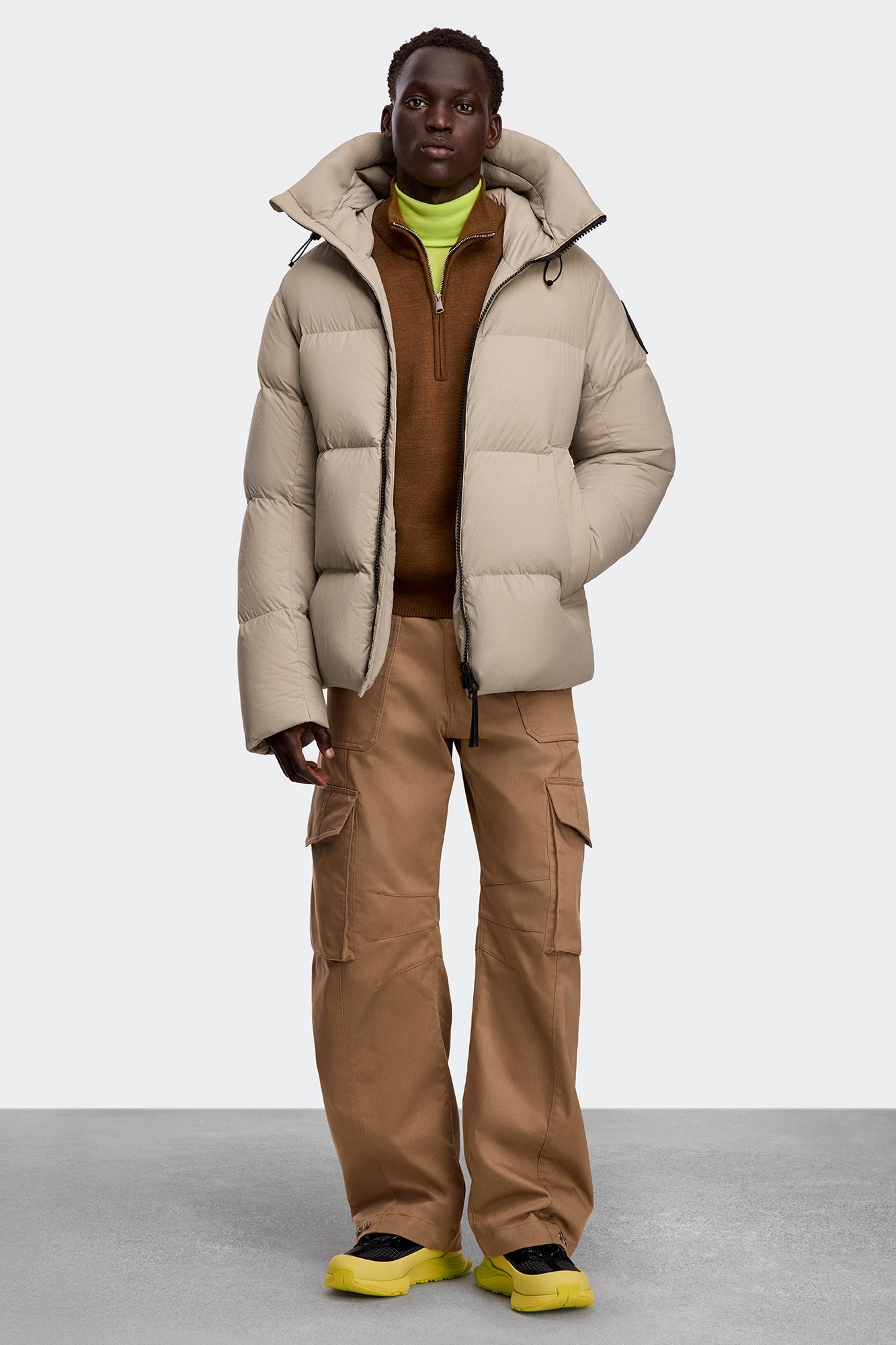 Lightweight Polyester Blend Crofton Puffer EnduraLuxe Black Label