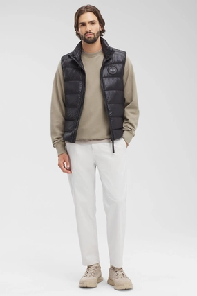 Flatlock Seam Construction Crofton Vest Black Label