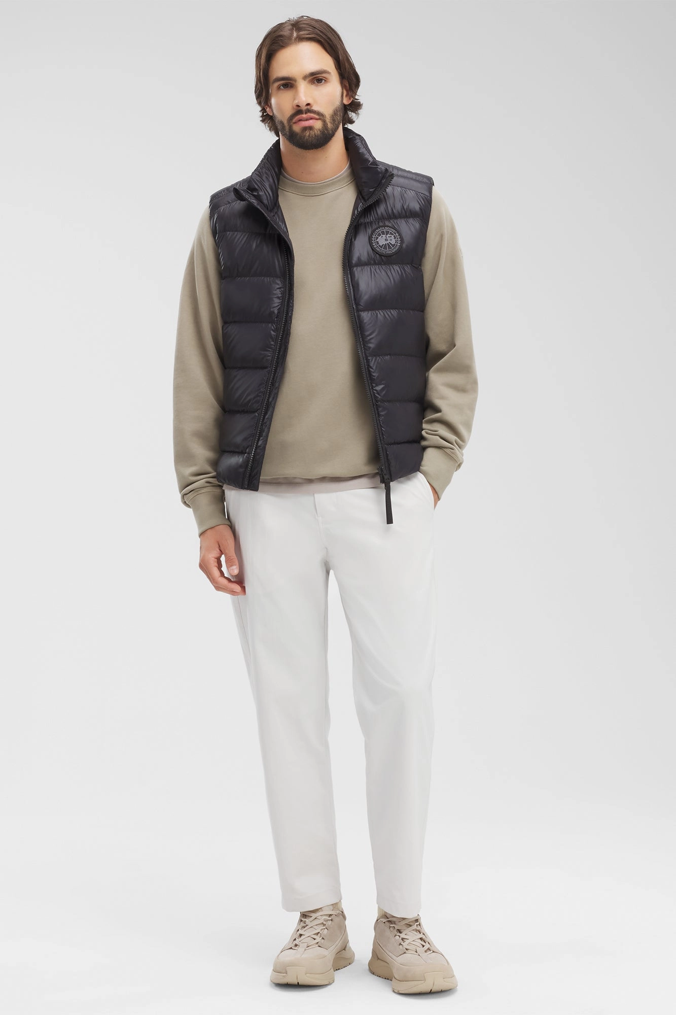 Neutral Look Layer Friendly Shape Crofton Vest Black Label