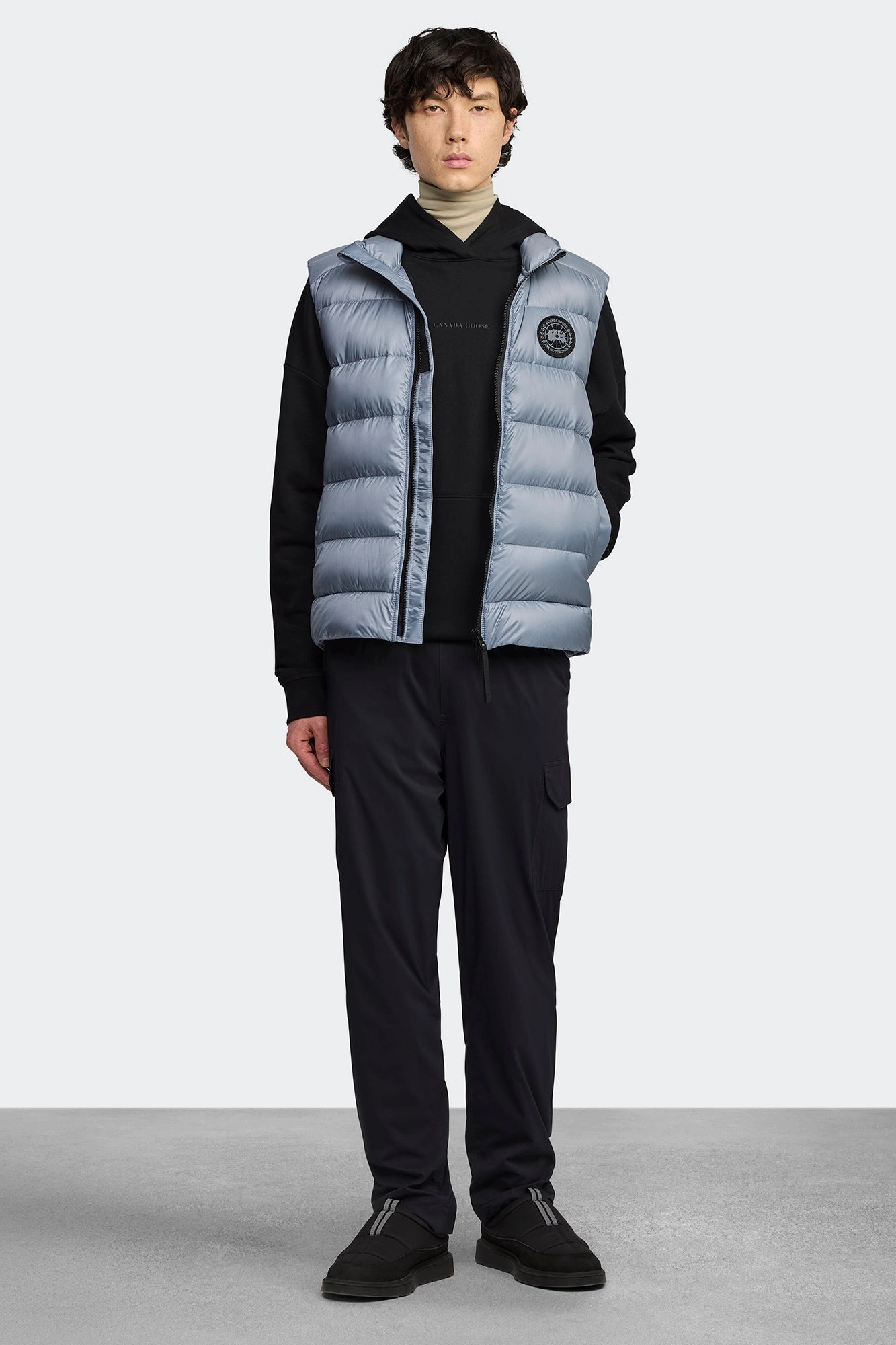 Crofton Vest Black Label Crisp Weather Fit Windproof Material
