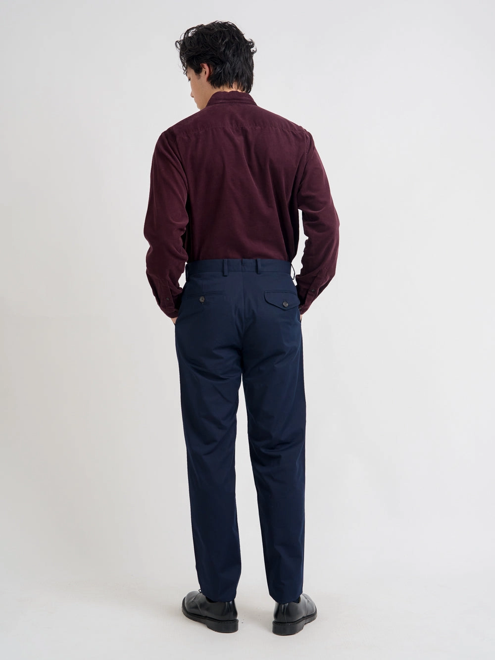 Chilly Weather Wear Fishtail Trousers Ashdown Navy
