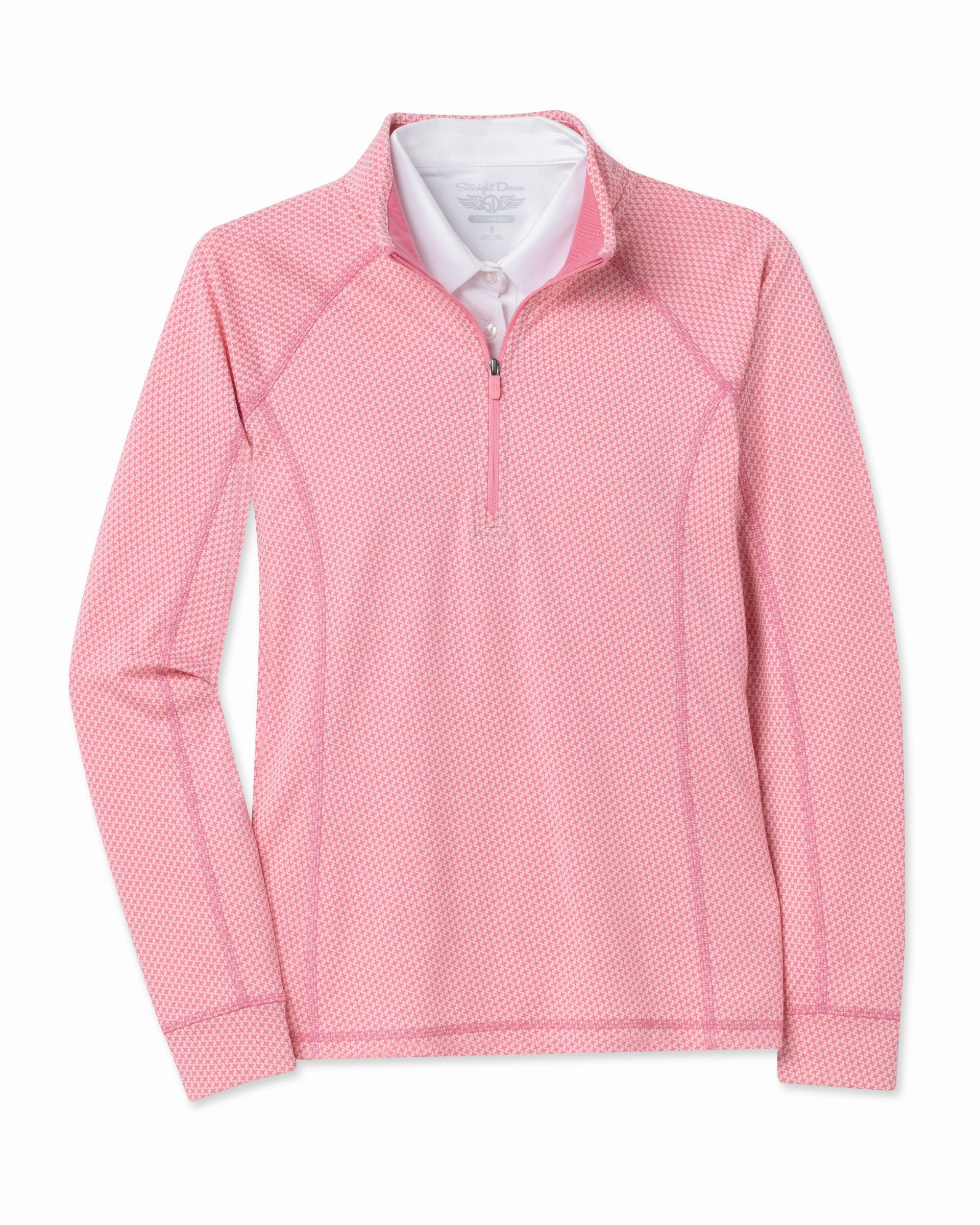 product discount crew neck Witney Quarter Zip - Dragonfruit