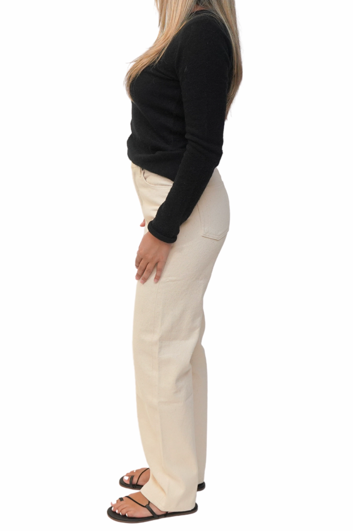 No Fuss Wear Timeless Fit Childhood Jean in Bone