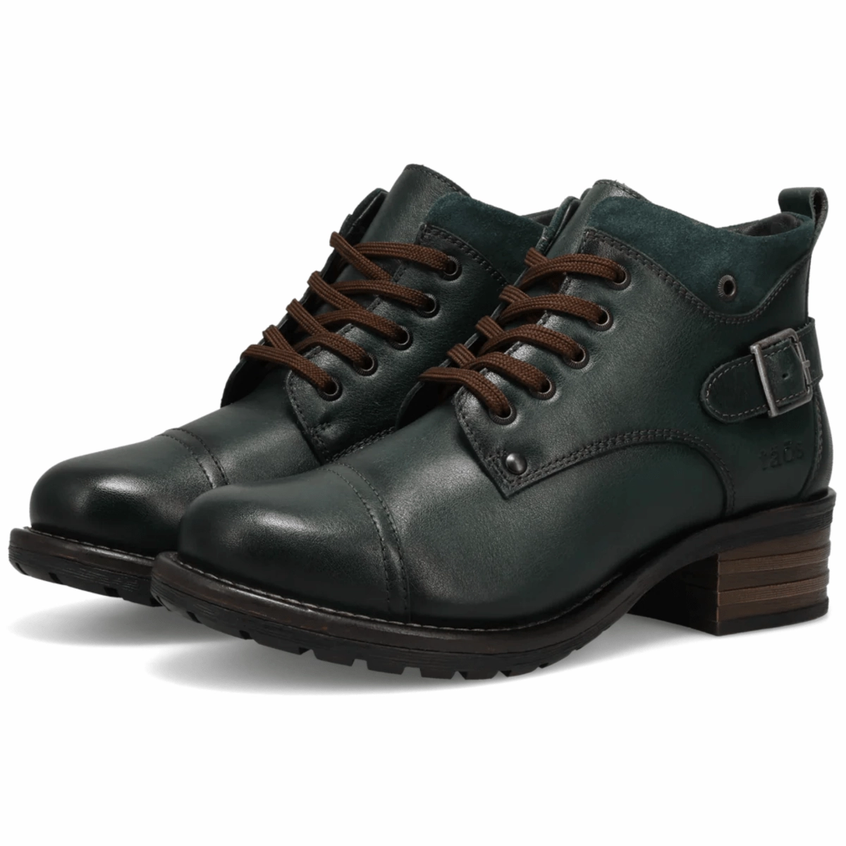 Taos Women's Mini Crave Deep Teal Green Leather Rodeo Event