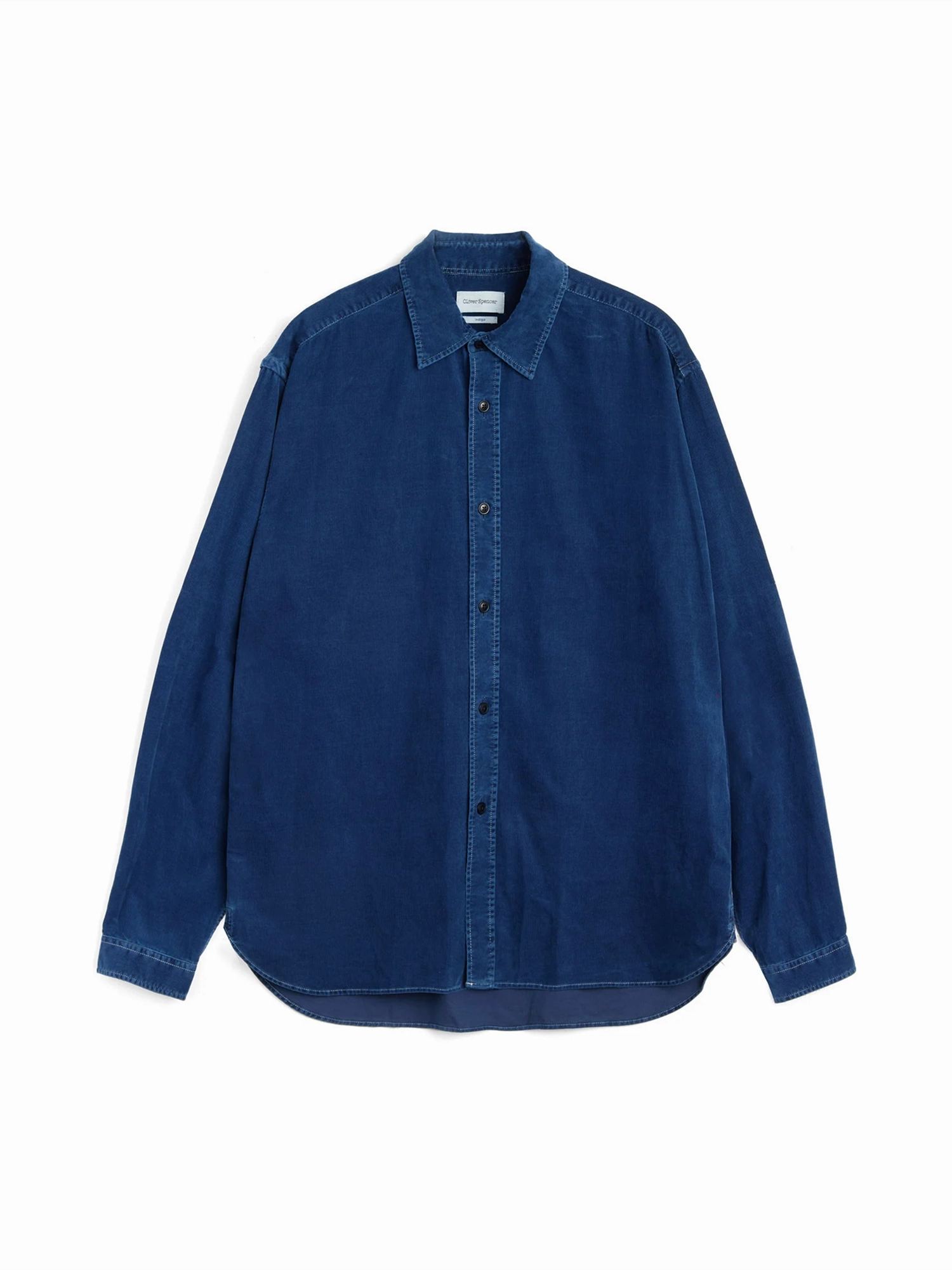 Eco Friendly Production High-Quality Craftsmanship Atlanta Long Sleeve Shirt (Loose Fit) Newson Cord Indigo