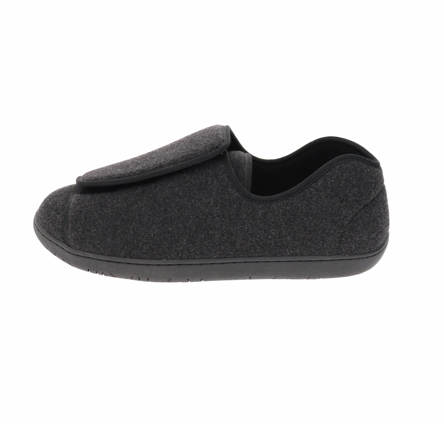 Garden Tour Non Slip Heel Guard Doctor 2 Black Wool Slipper