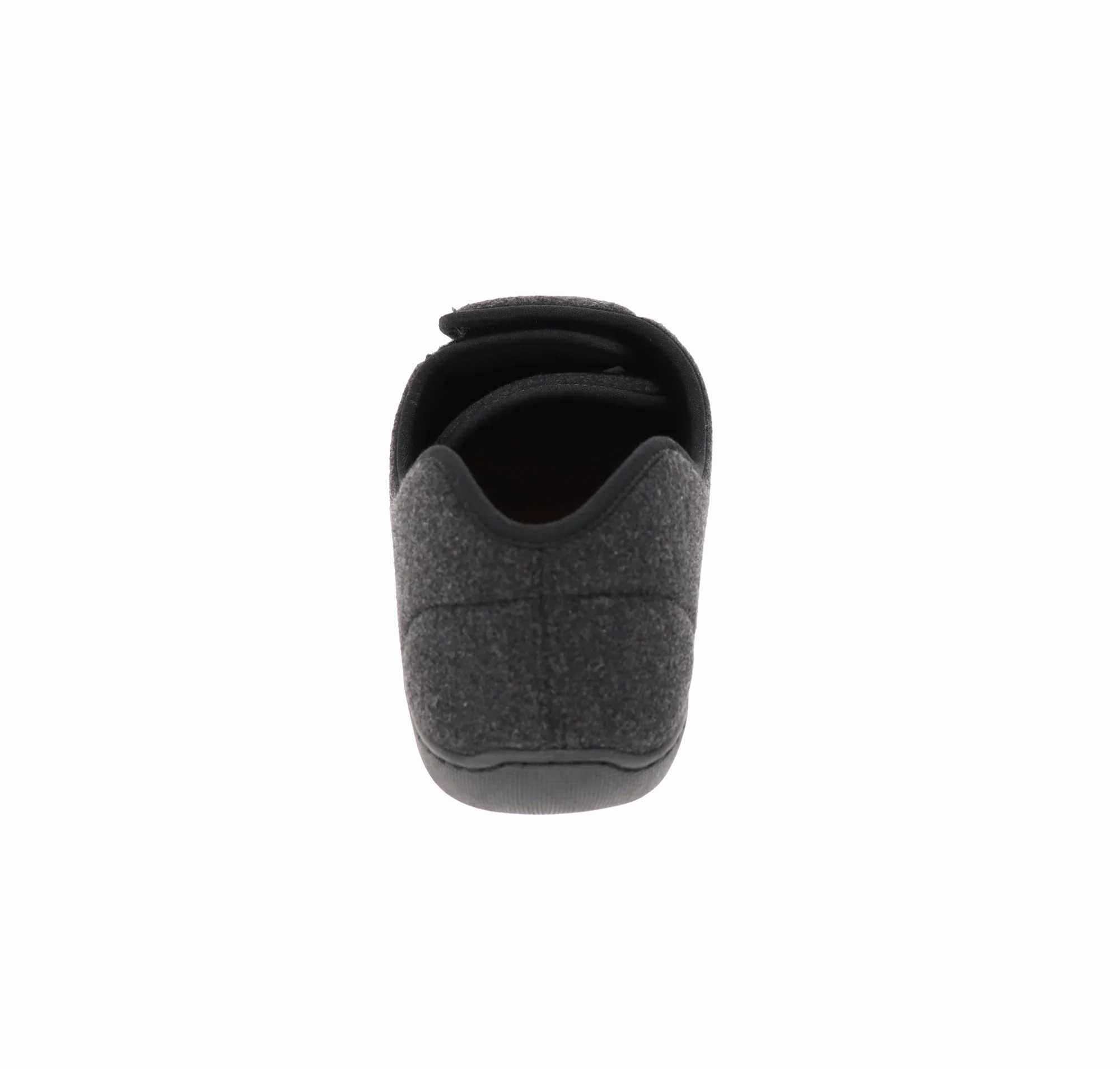 Leaf Hike Doctor 2 Black Wool Slipper