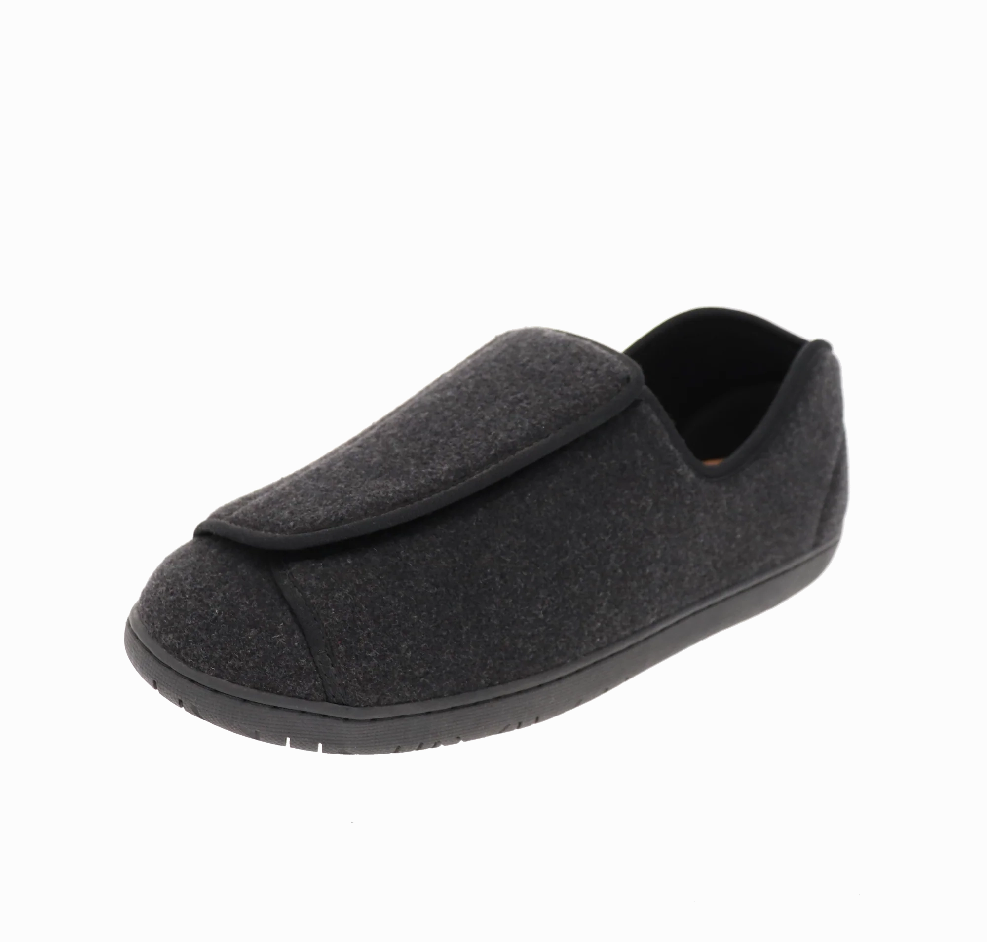 Doctor 2 Black Wool Slipper comfort features