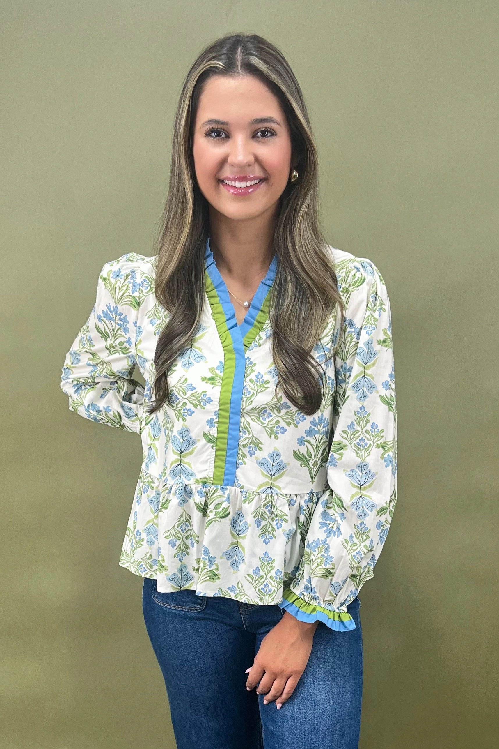 VentilatedBack Everyday Look The Botanical Bliss Top