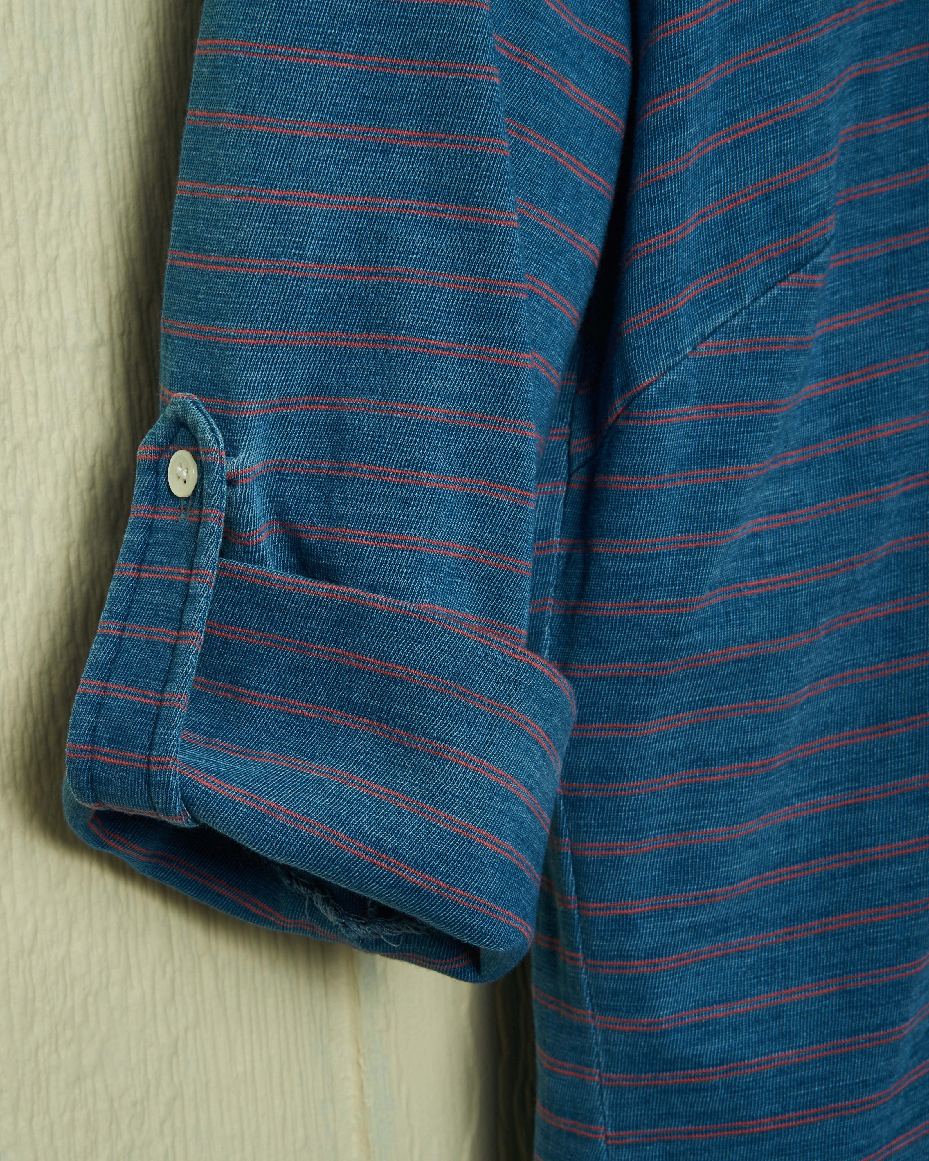 Avalon Indigo Knit Top in Red/Navy Double Stripe Breathable Underarm Gussets