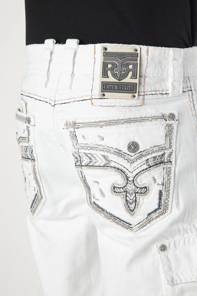 Athletic Cut Wrinkle resistant fabric Eugene Denim Shorts