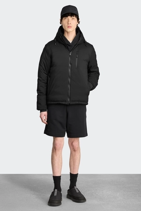 Faux Fur Collar Lodge Hoody Black Label