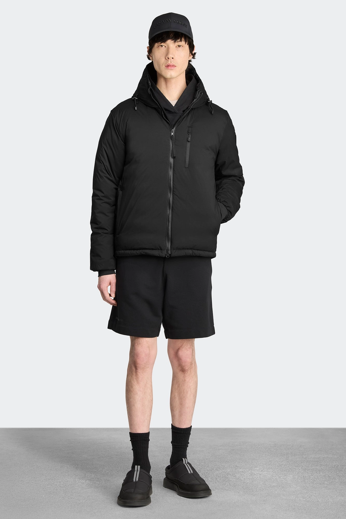 MultiPocket Layout Lodge Hoody Black Label