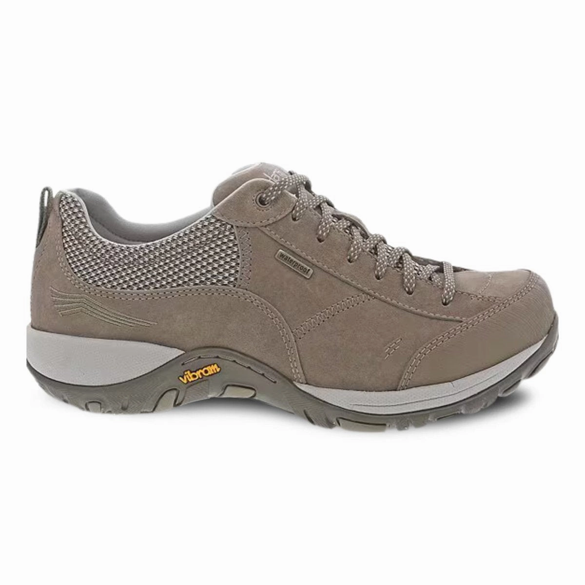 Dansko Women's Paisley Walnut Suede Waterproof Move Natural Minimal Comfort