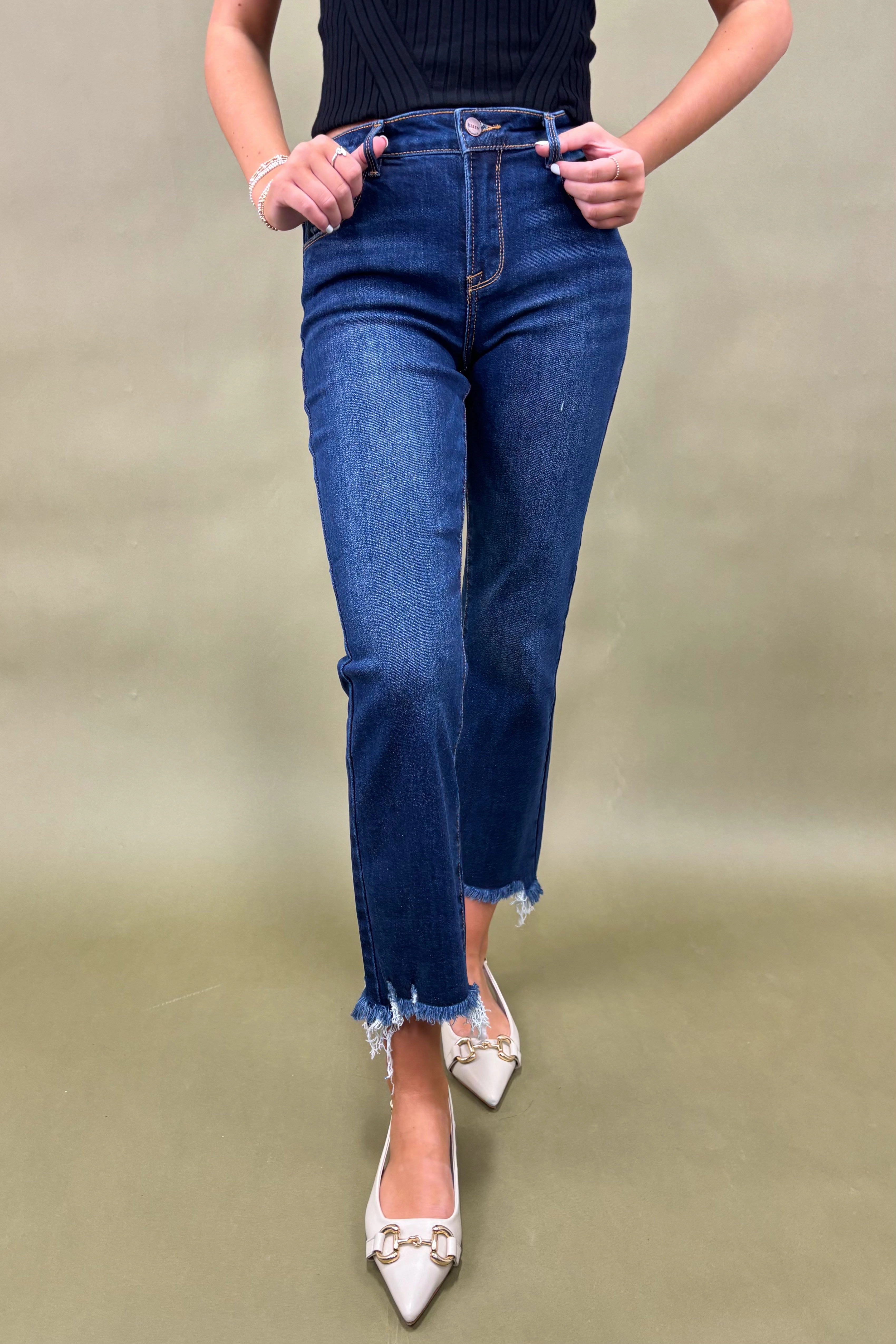 Relaxed Wearable The Madeline Dark High-Rise Jean