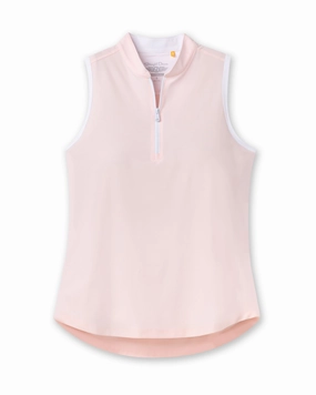 Regal Sleeveless Polo - Soft Pink Layering Piece
