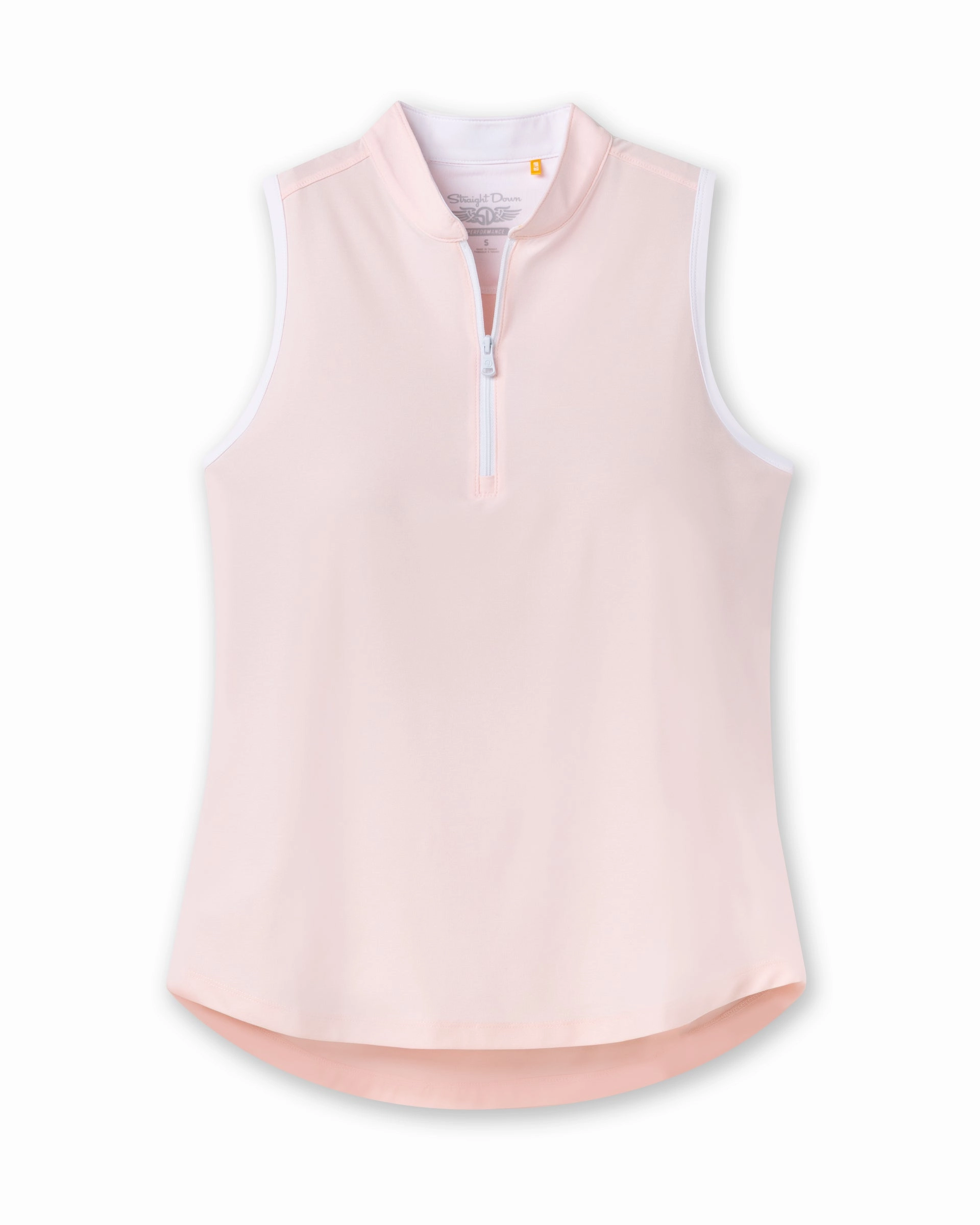 UV Protection Blend Regal Sleeveless Polo - Soft Pink