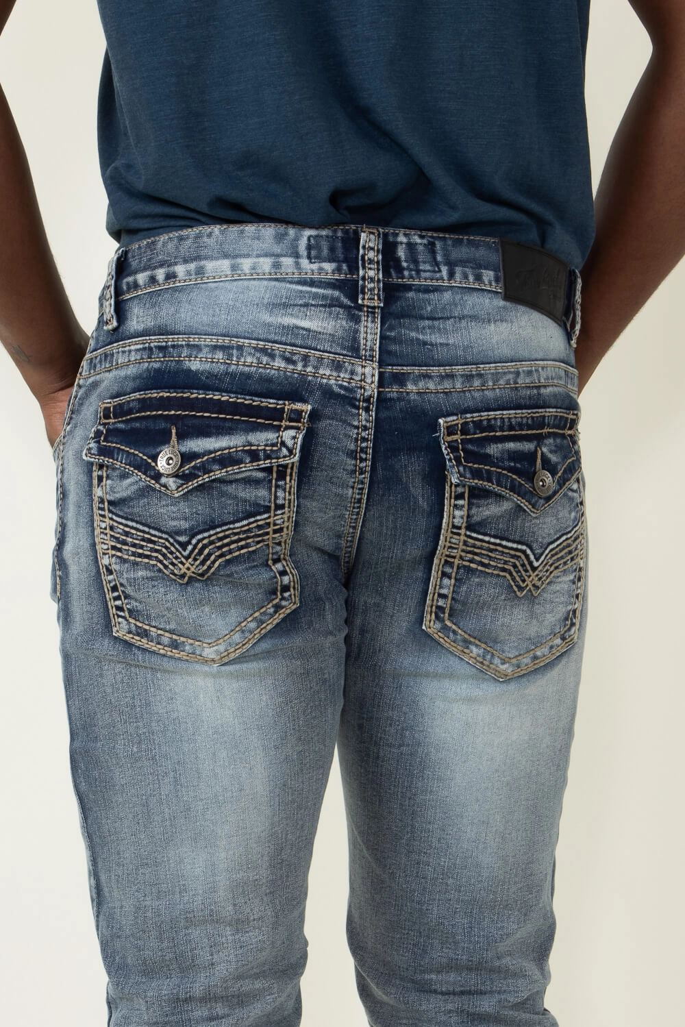 True Luck Wolf Bootcut Jean for Men | TL22031410 Modern Minimalist Creative Look Home Comfort