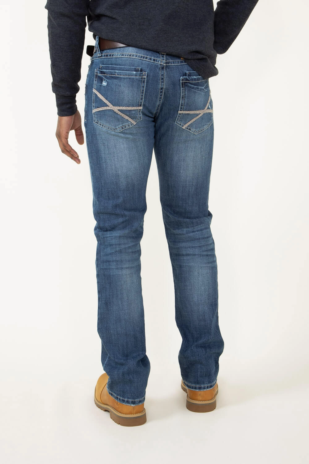 Modern Fit Axel Jeans Davis Classic Straight Jeans for Men | AXMB0041-TUNXIS