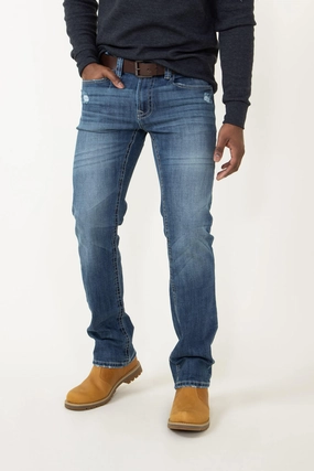 Axel Jeans Davis Classic Straight Jeans for Men | AXMB0041-TUNXIS Daily Function Textured Versatile Shopping Day