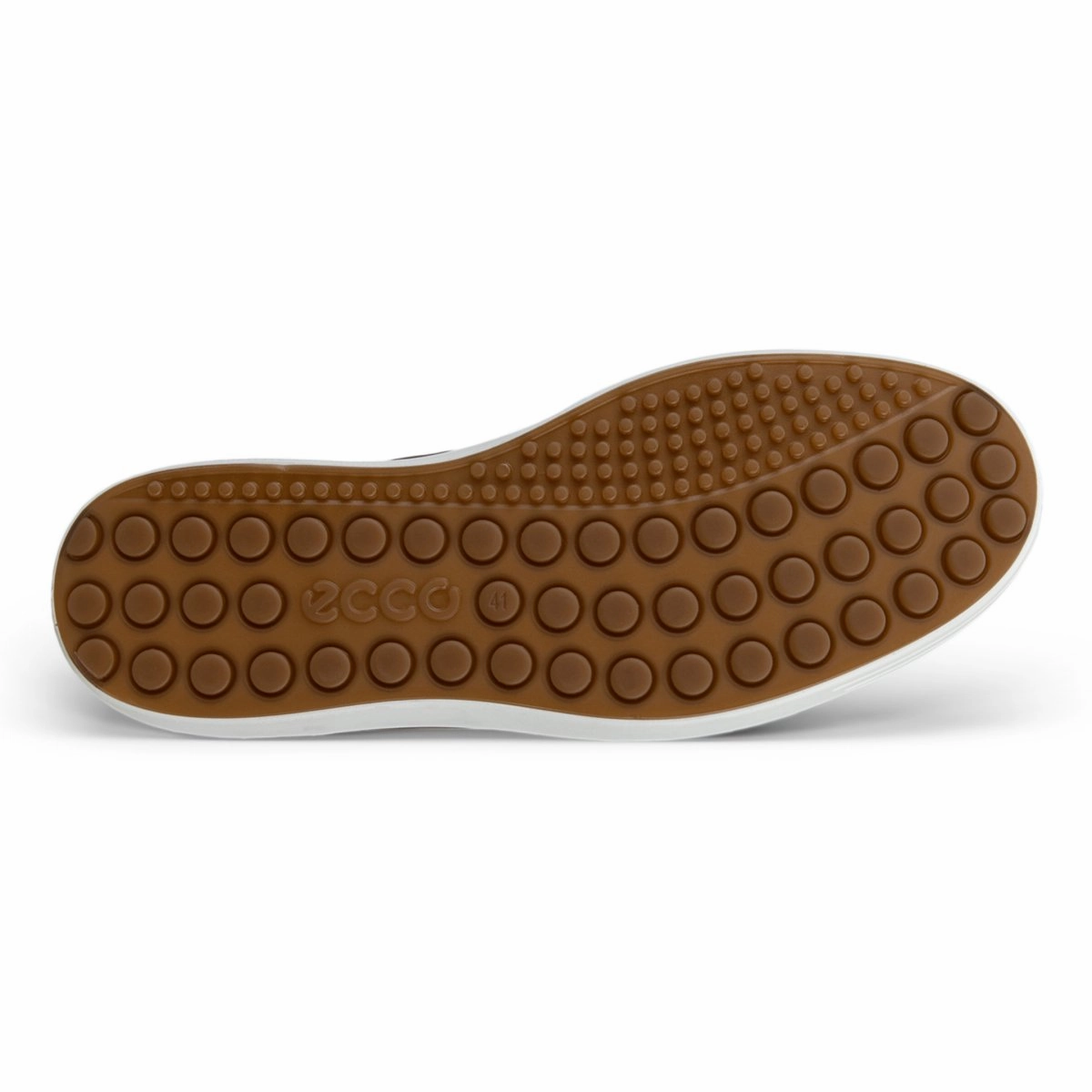 Ecco Men's Soft 7 Sneaker Grey Nubuck Abrasion Resistant Toe Cap Flexible Sole Unit