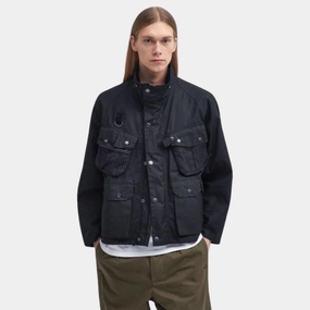 Water resistant coating NonRestrictiveFit Modified Dryfly Waxed Jacket (Classic Black)