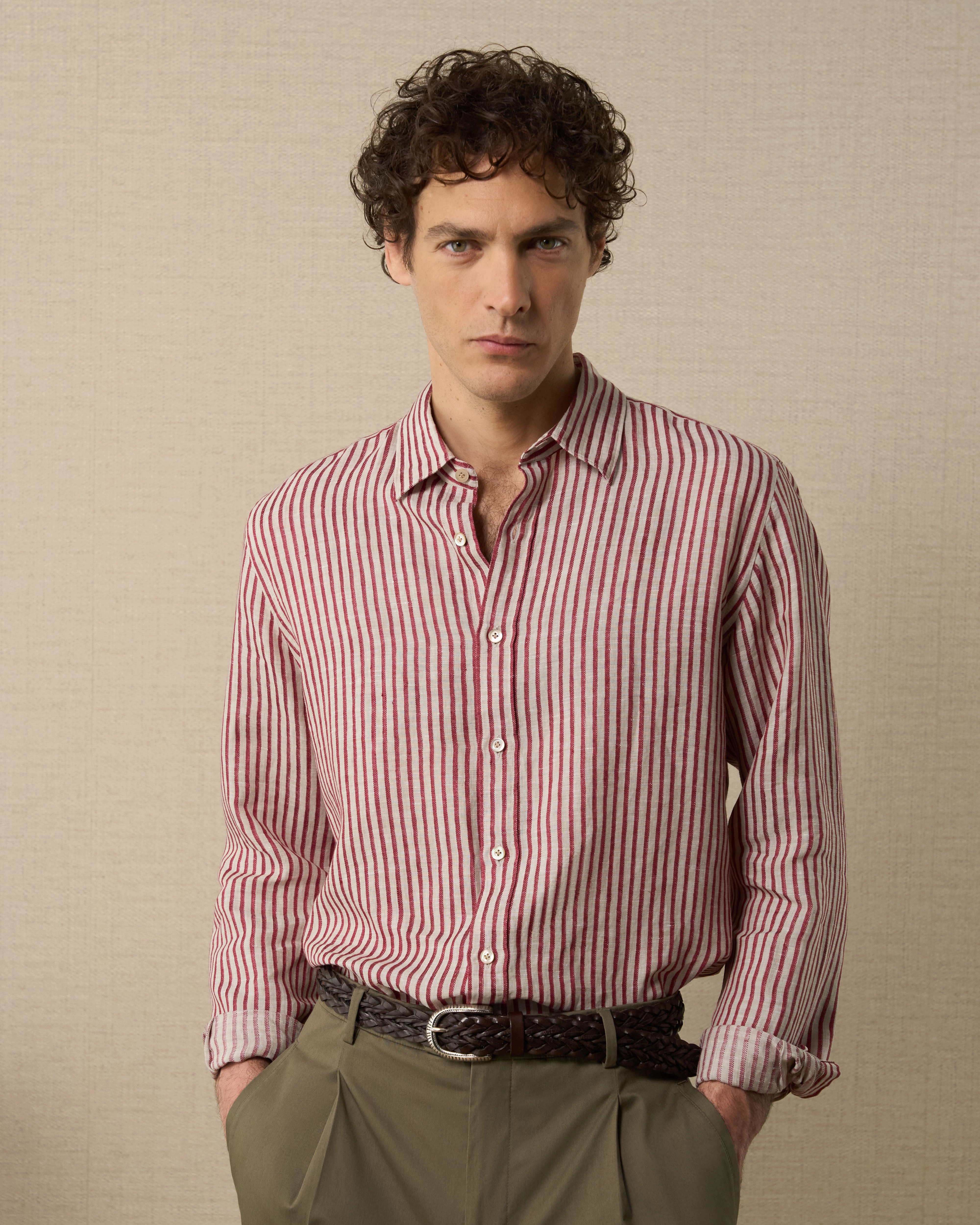 Ribbed Trim Sleeveless Cut Nepi