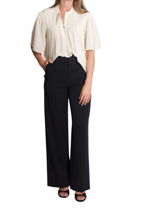 Prince Pants in Black Light Fit Wear Basic Style