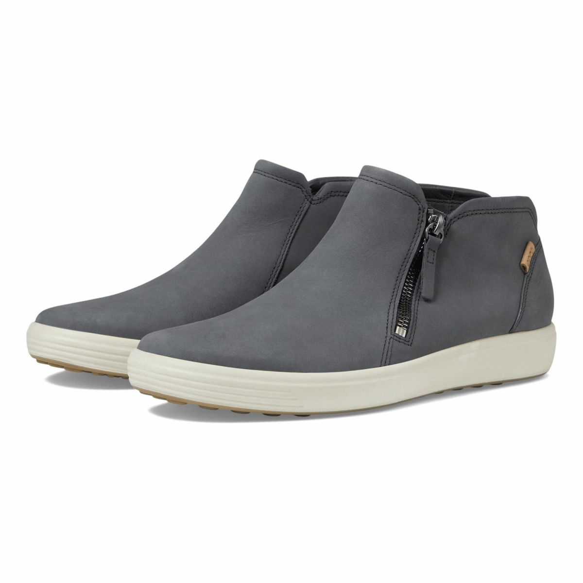 High Traction Mountain Climber Hiking Trail Ecco Women's Soft 7 Bootie Dark Shadow Nubuck