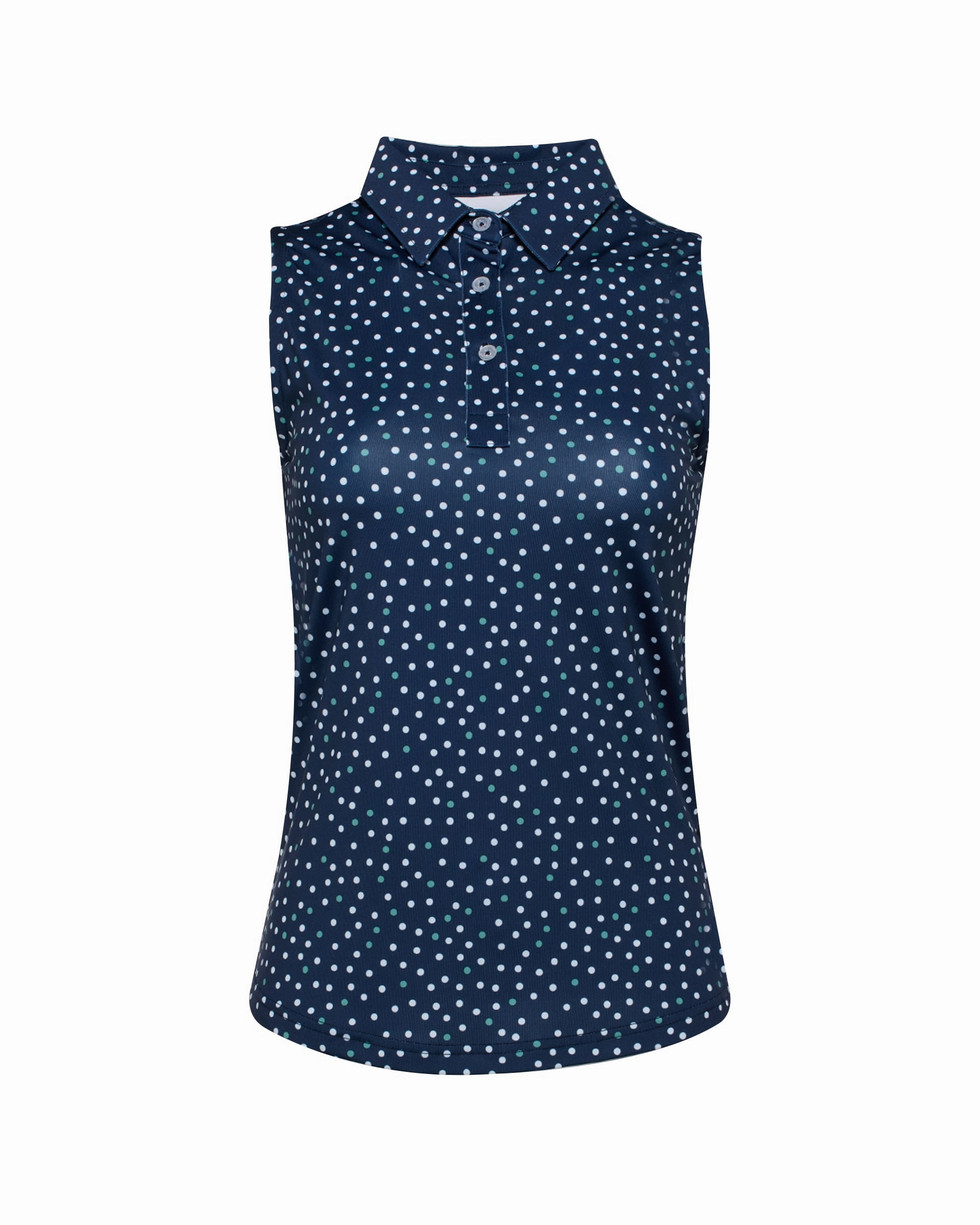 Galaxy Sleeveless Polo - New Indigo All-Day Wear