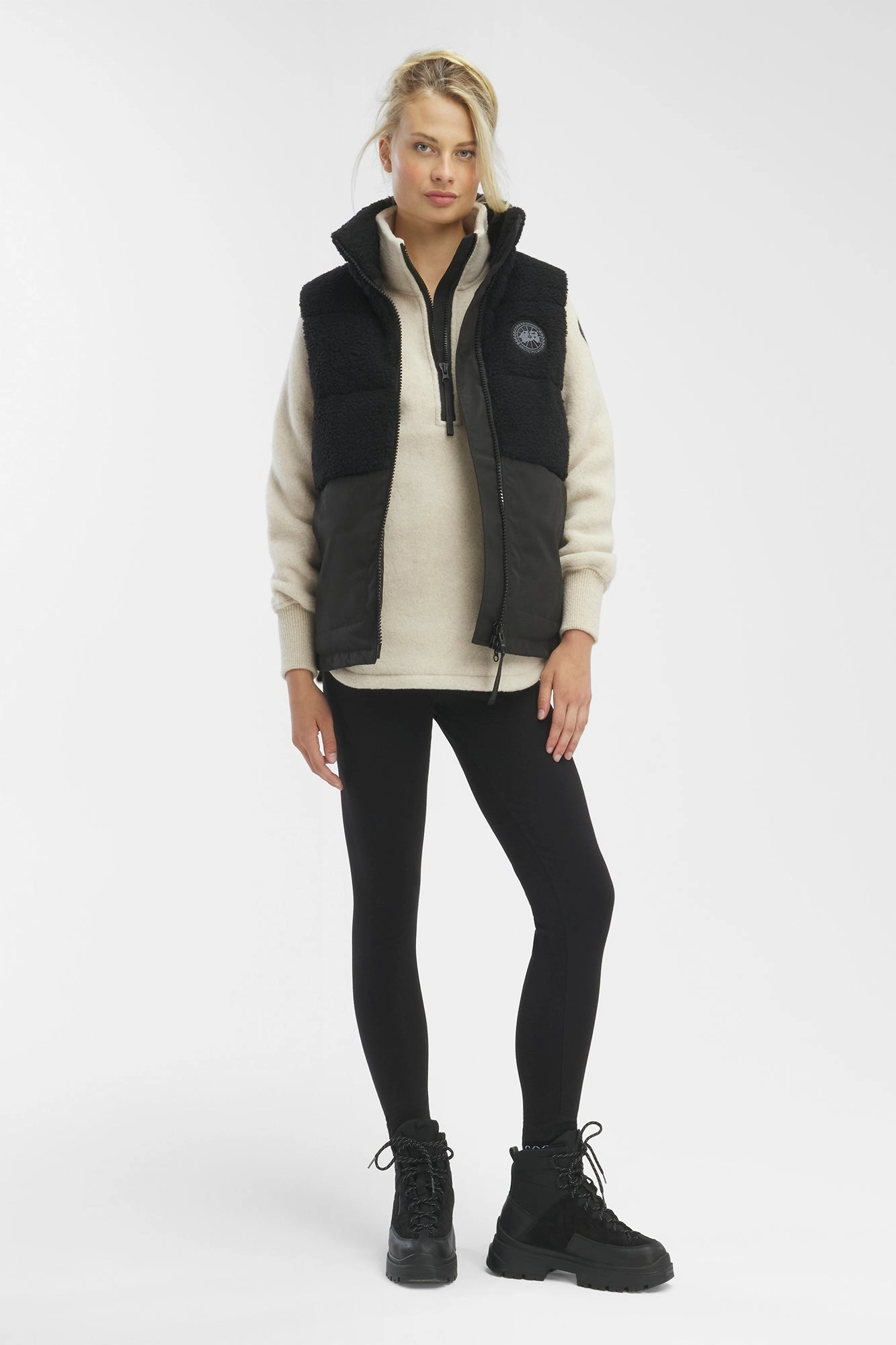 Waterproof Shell Stretchable Material Elora Vest Black Label