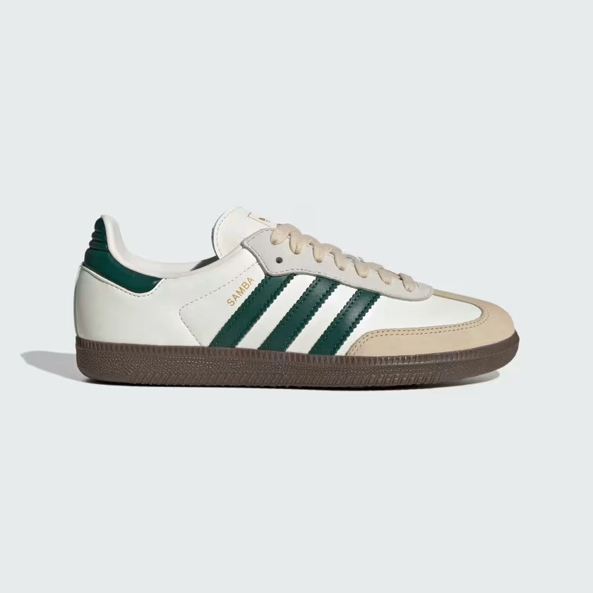 Balanced Step Running Gear Samba OG Shoes (Off White   Collegiate Green   Sand Strata)