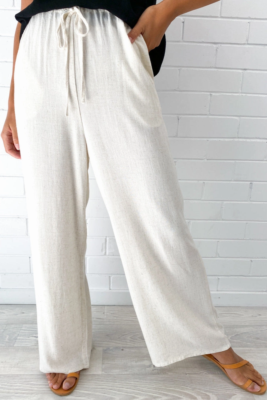 Elasticized Cuffs QuickDryTechnology Inka Linen Pants