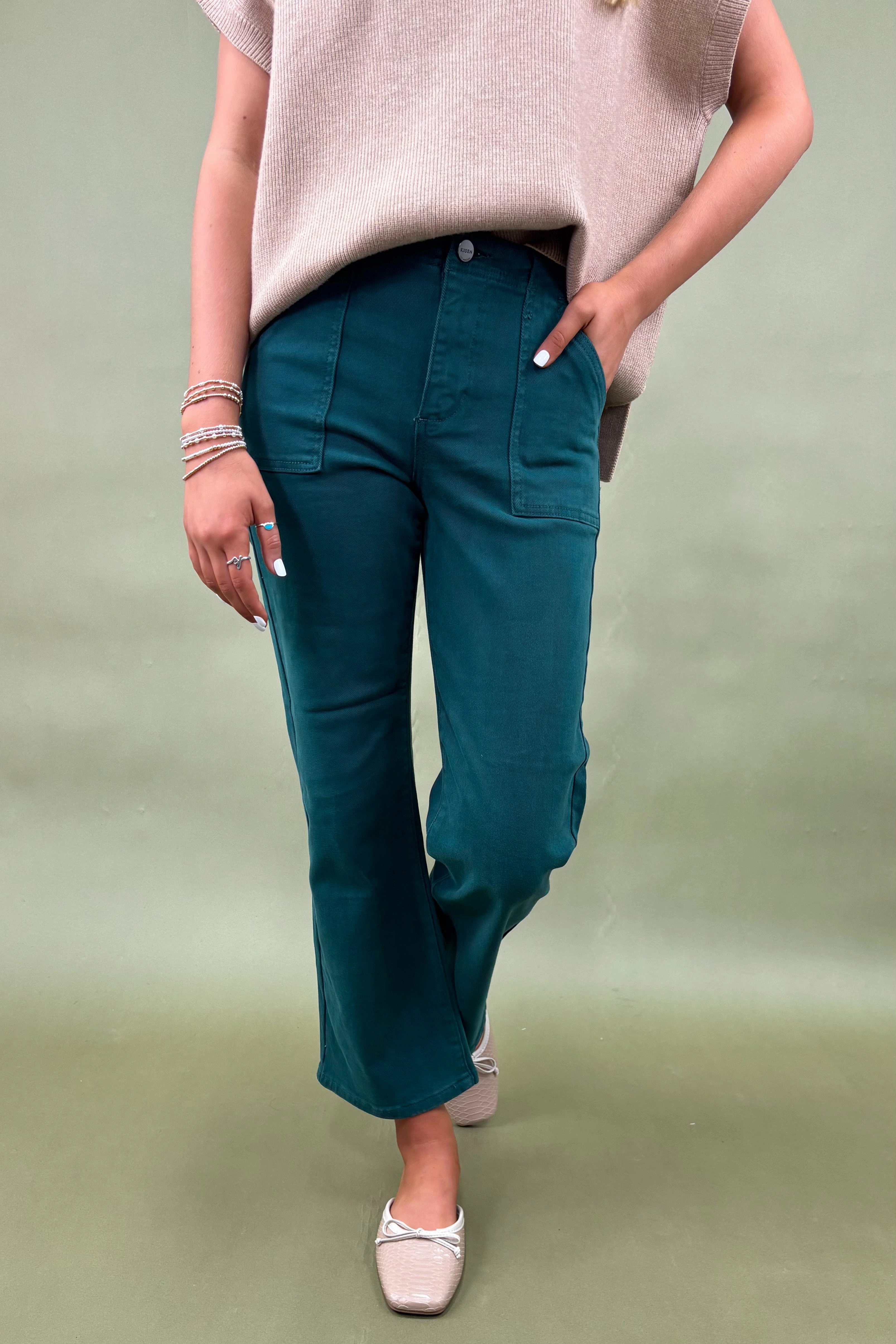 The Evergreen Patch Pocket Jeans All Day Wear