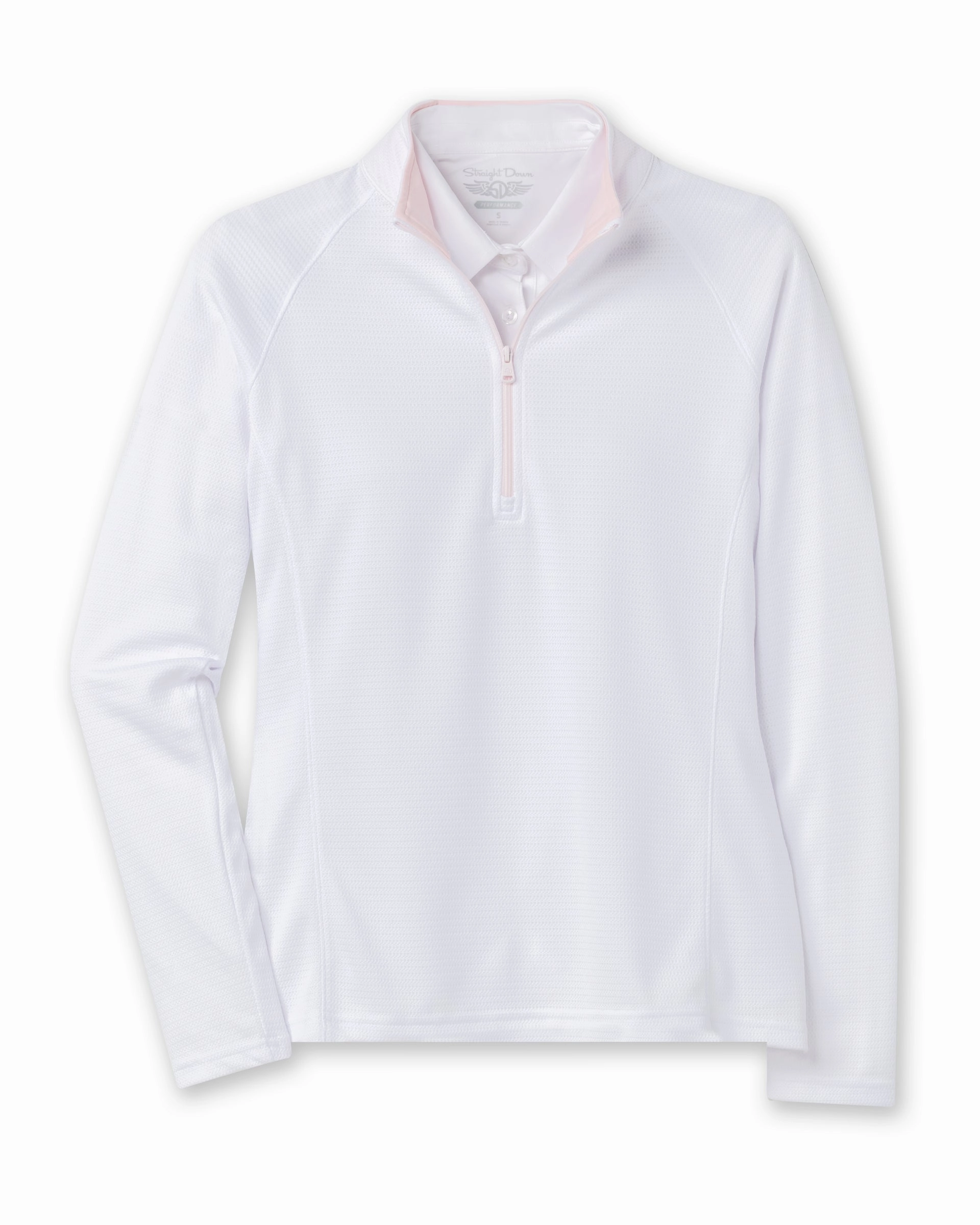 Fashionable Ellen Quarter Zip - White