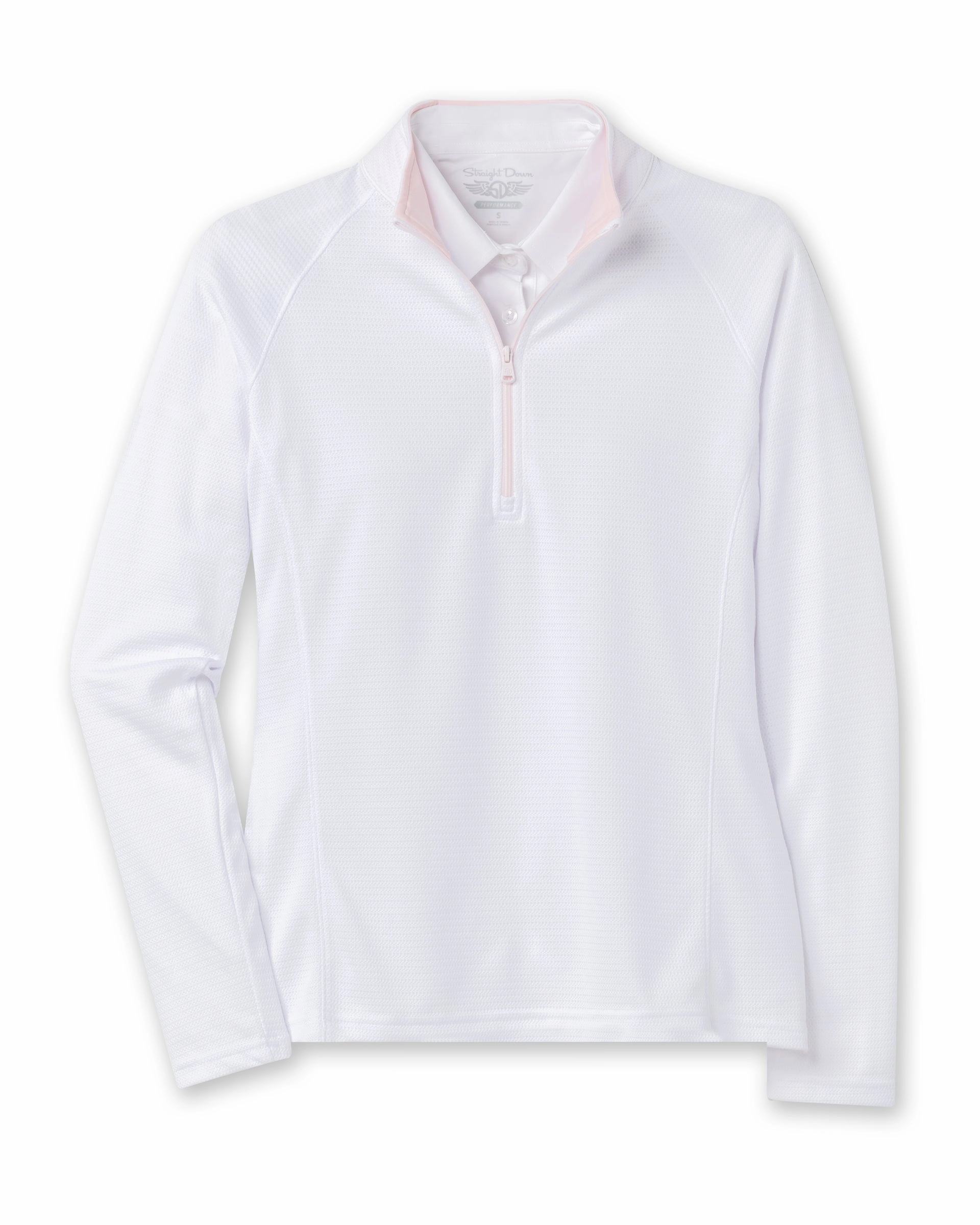 Personalized Ellen Quarter Zip - White