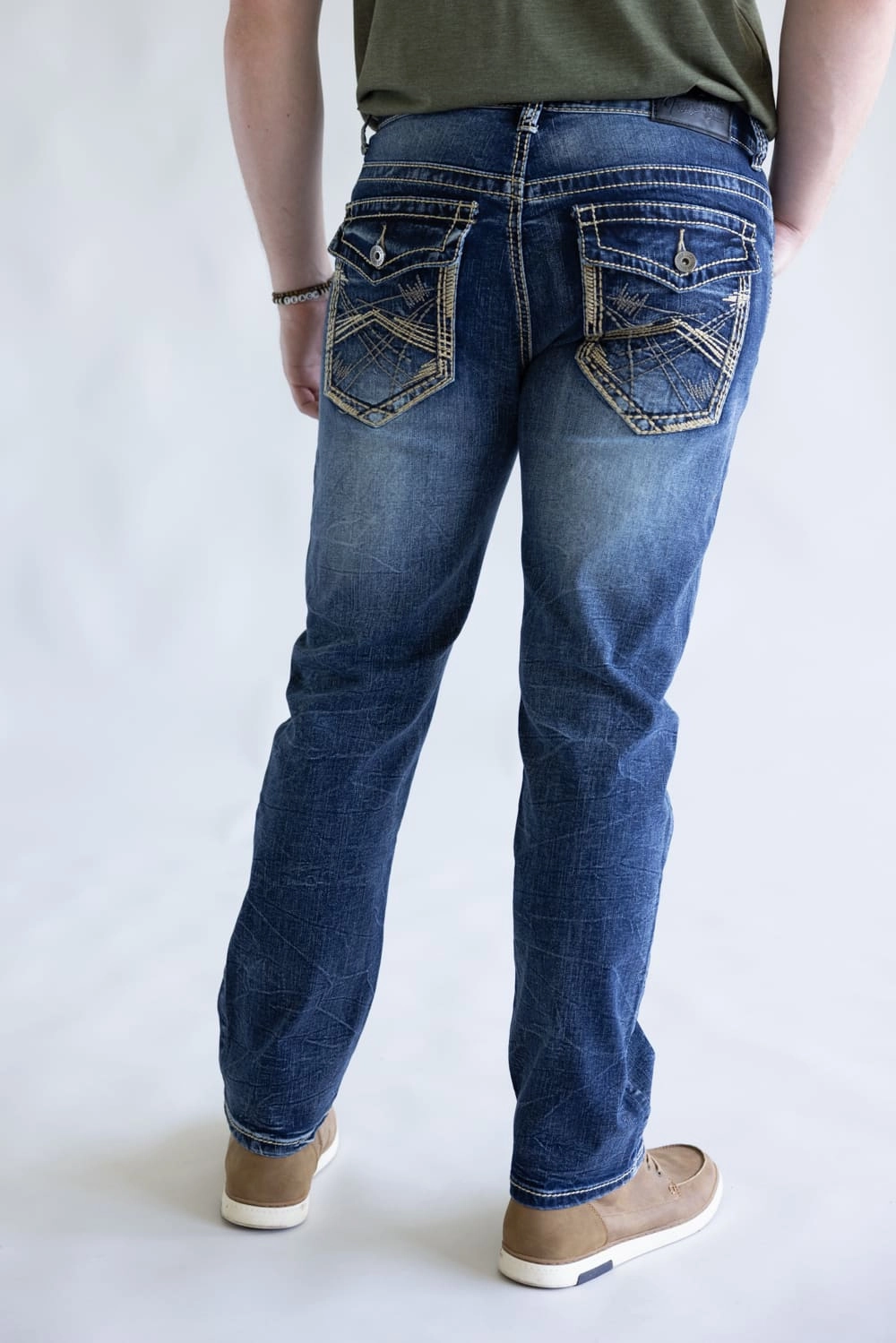 Weekend Warrior Luxury Athlete Fit True Luck Ichiro Straight Leg Jeans for Men | TL22031604